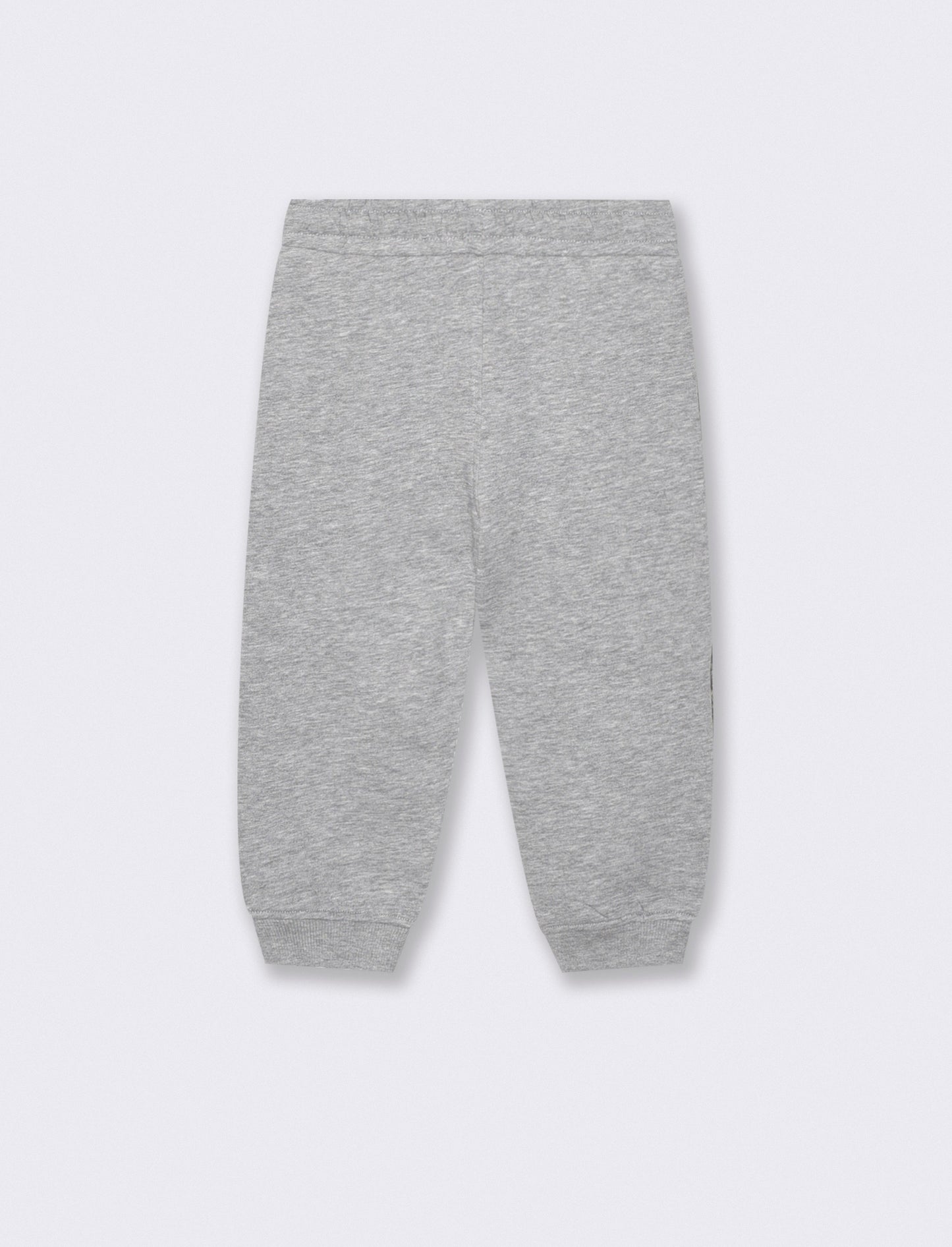 Pantaloni jogger con dettagli a contrasto - Grigio mel.