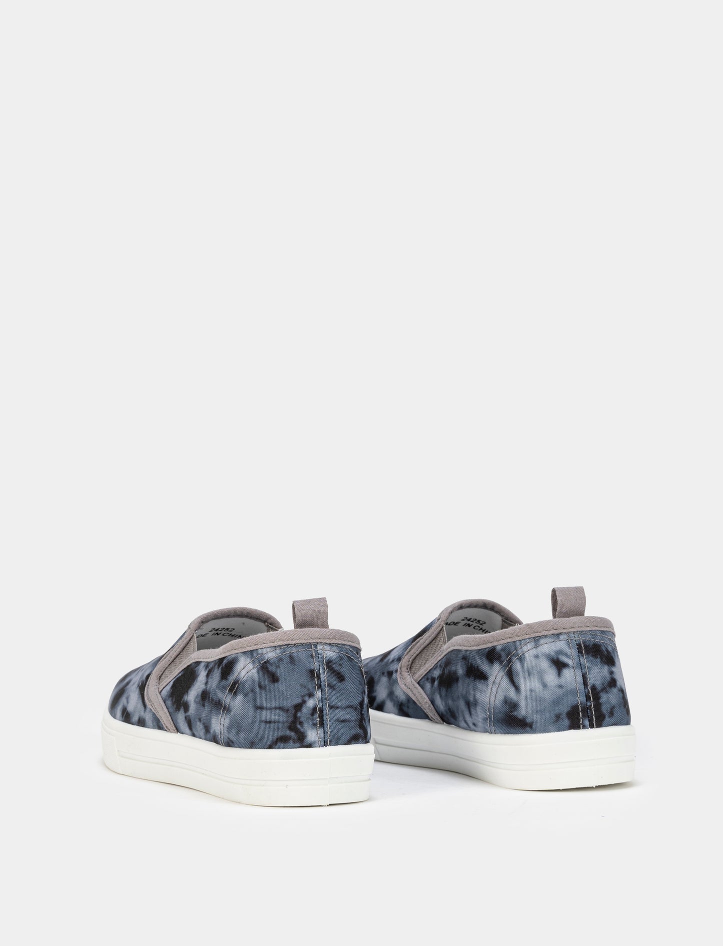 Slip-on effetto tye dye da bambino - Blu