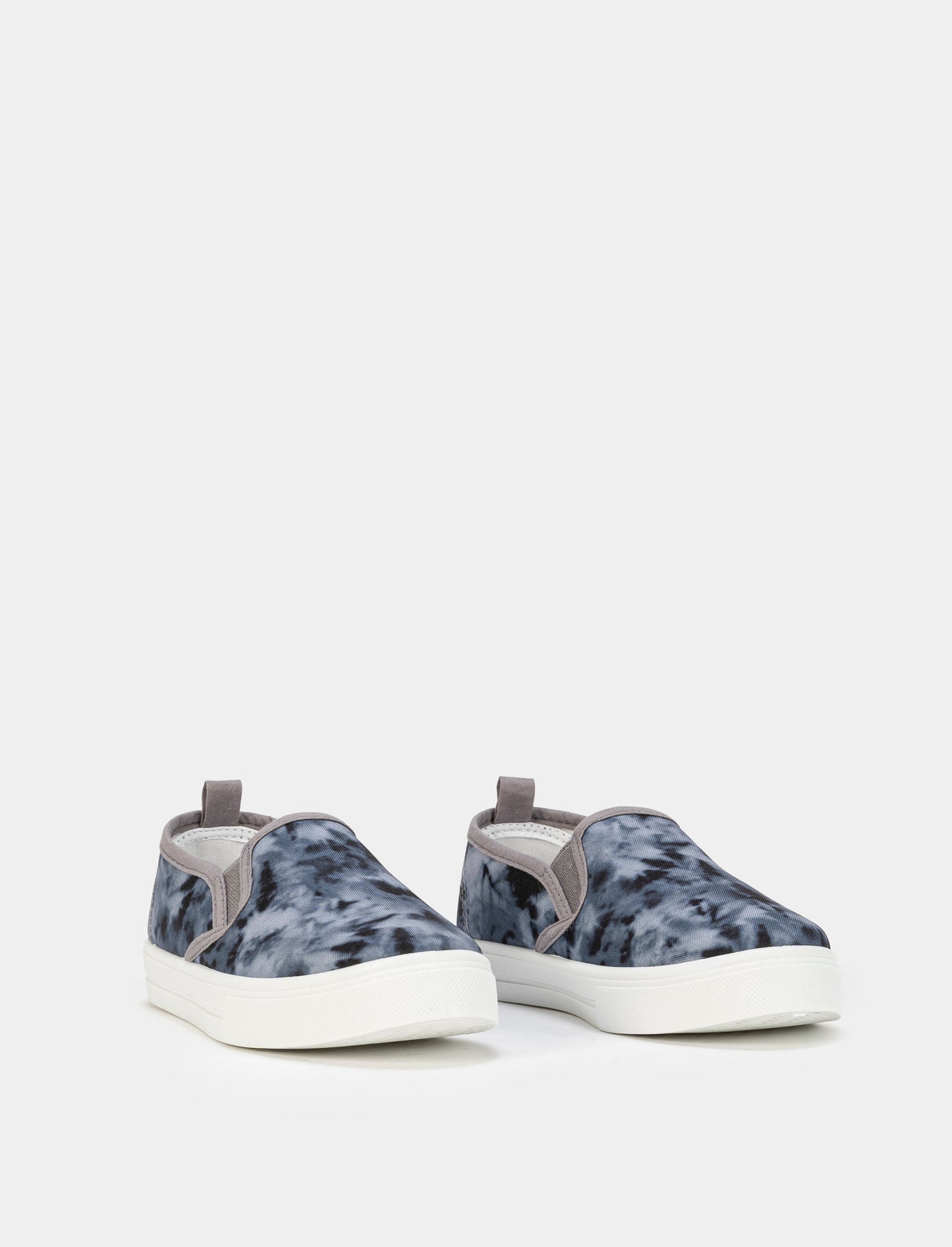 Slip-on effetto tye dye da bambino - Blu