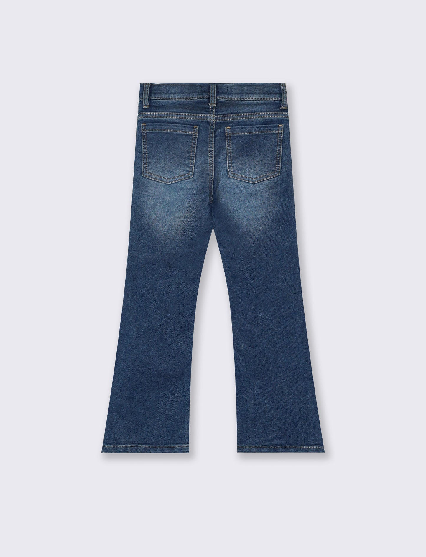 Jeans da bambina in denim svasati - Denim