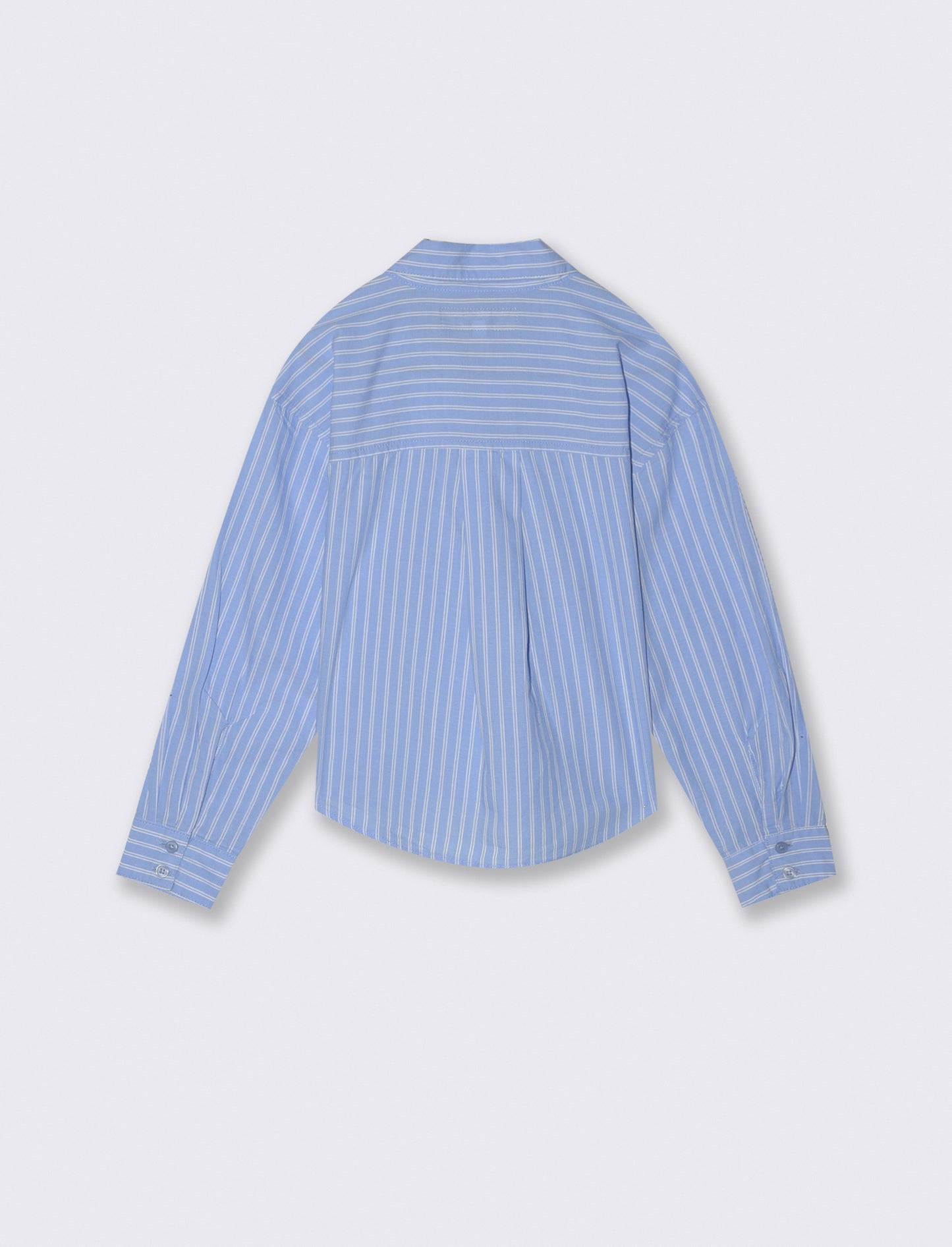 Camicia manica lunga rigata con strass - Righe