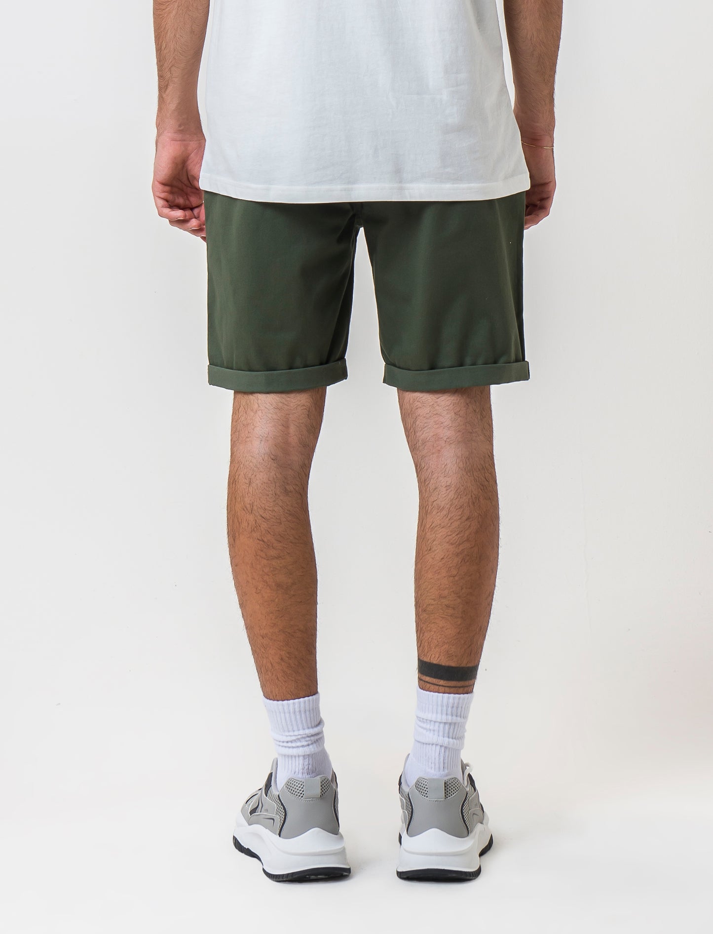 Bermuda chino jogger - Verde kaki