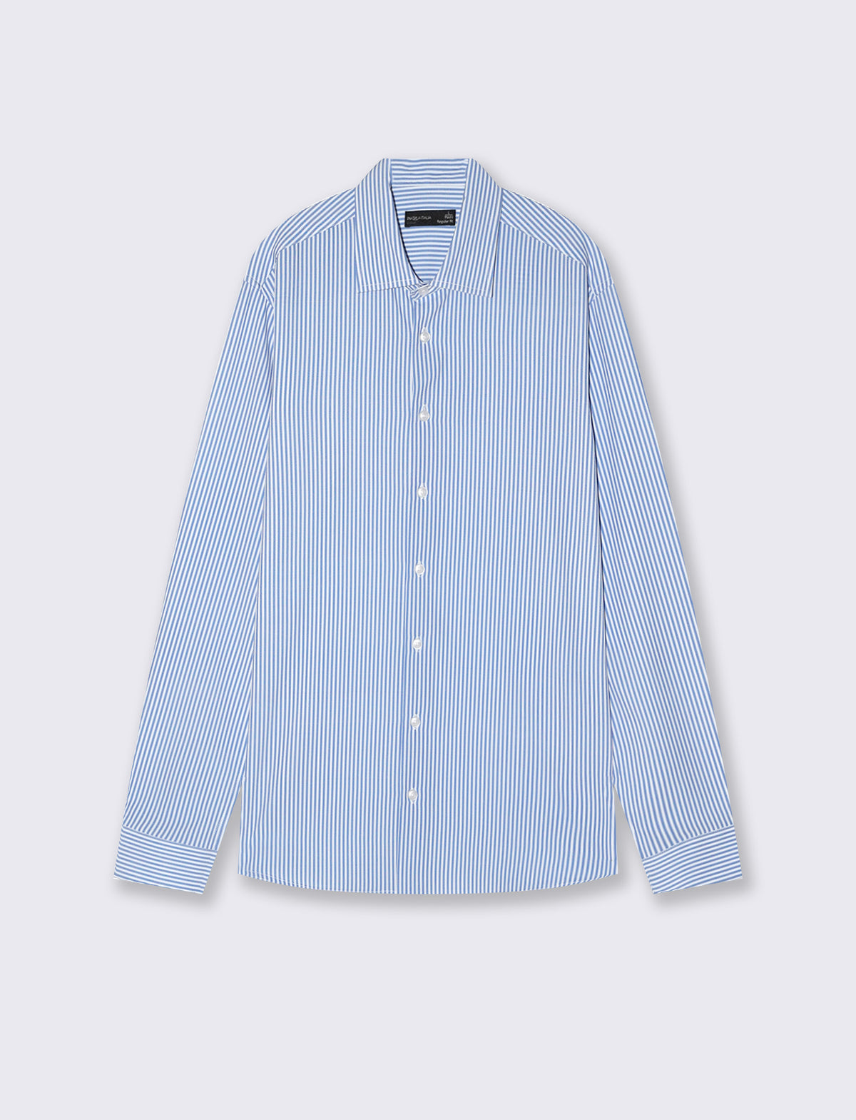 Camicia Formale Elasticizzata Regular Fit - Bluette