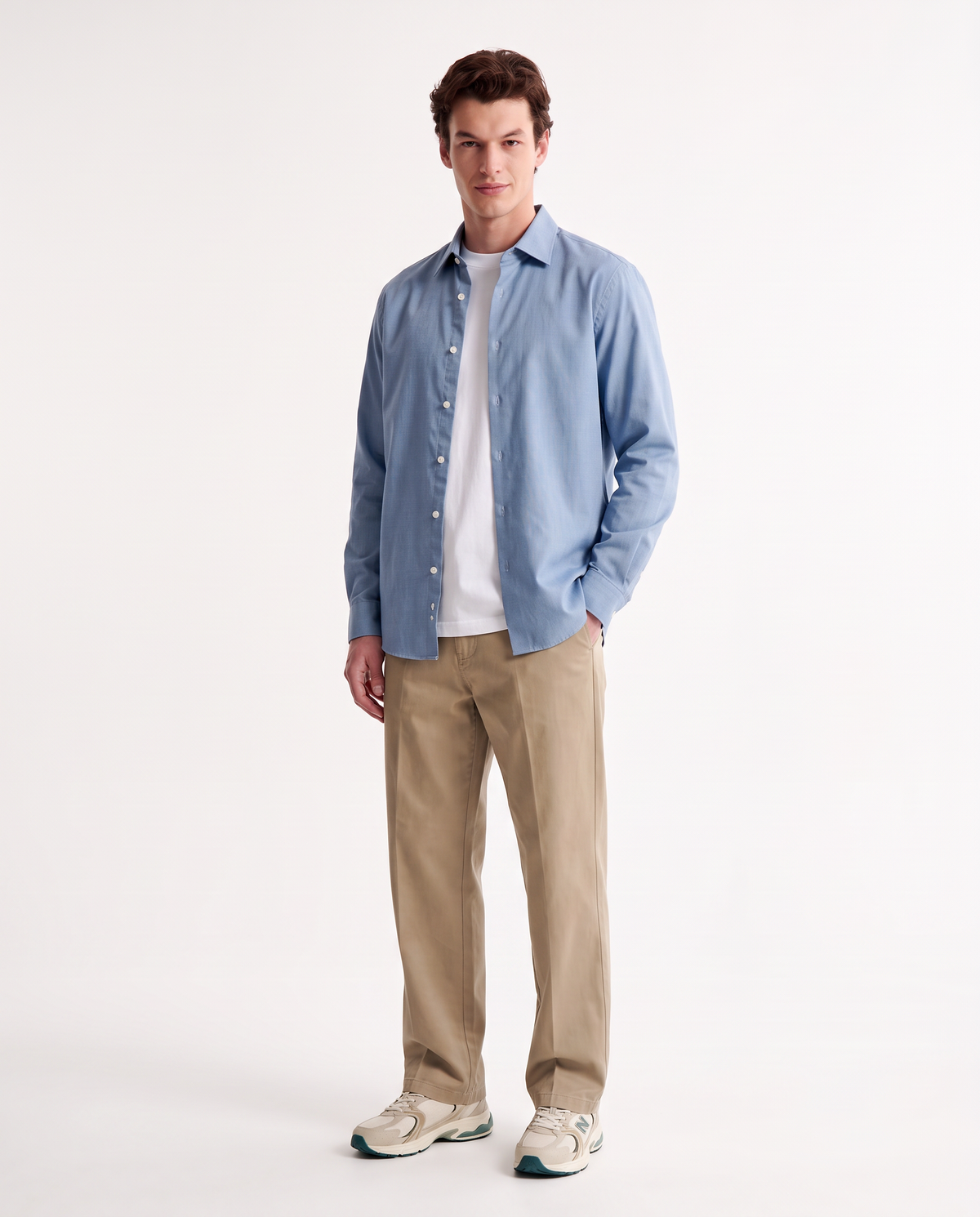 Formal Stretch Regular Fit Shirt - Sky blue