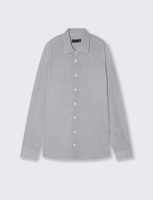 Camicia Formale Elasticizzata Regular Fit - Bianco