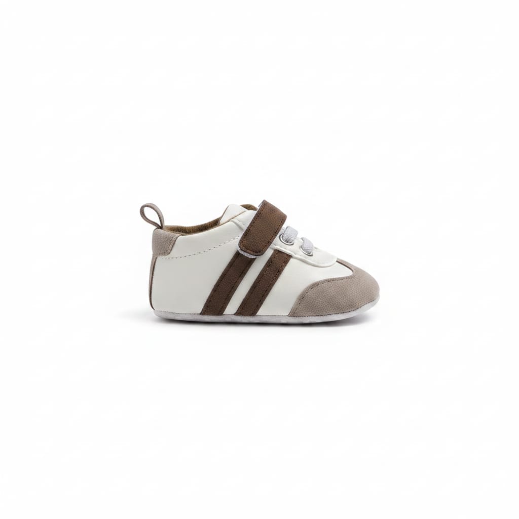 Non-slip polyurethane baby shoe - White
