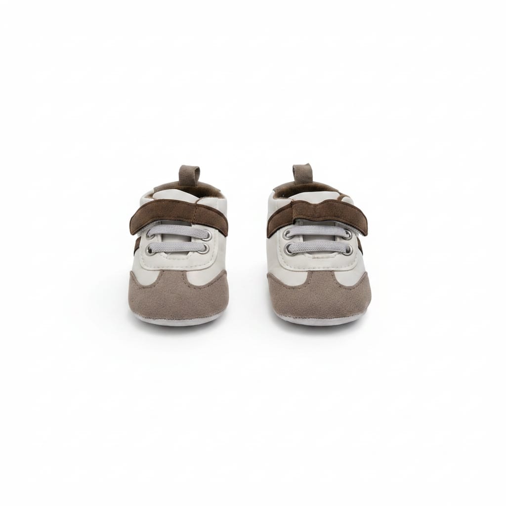 Non-slip polyurethane baby shoe - White
