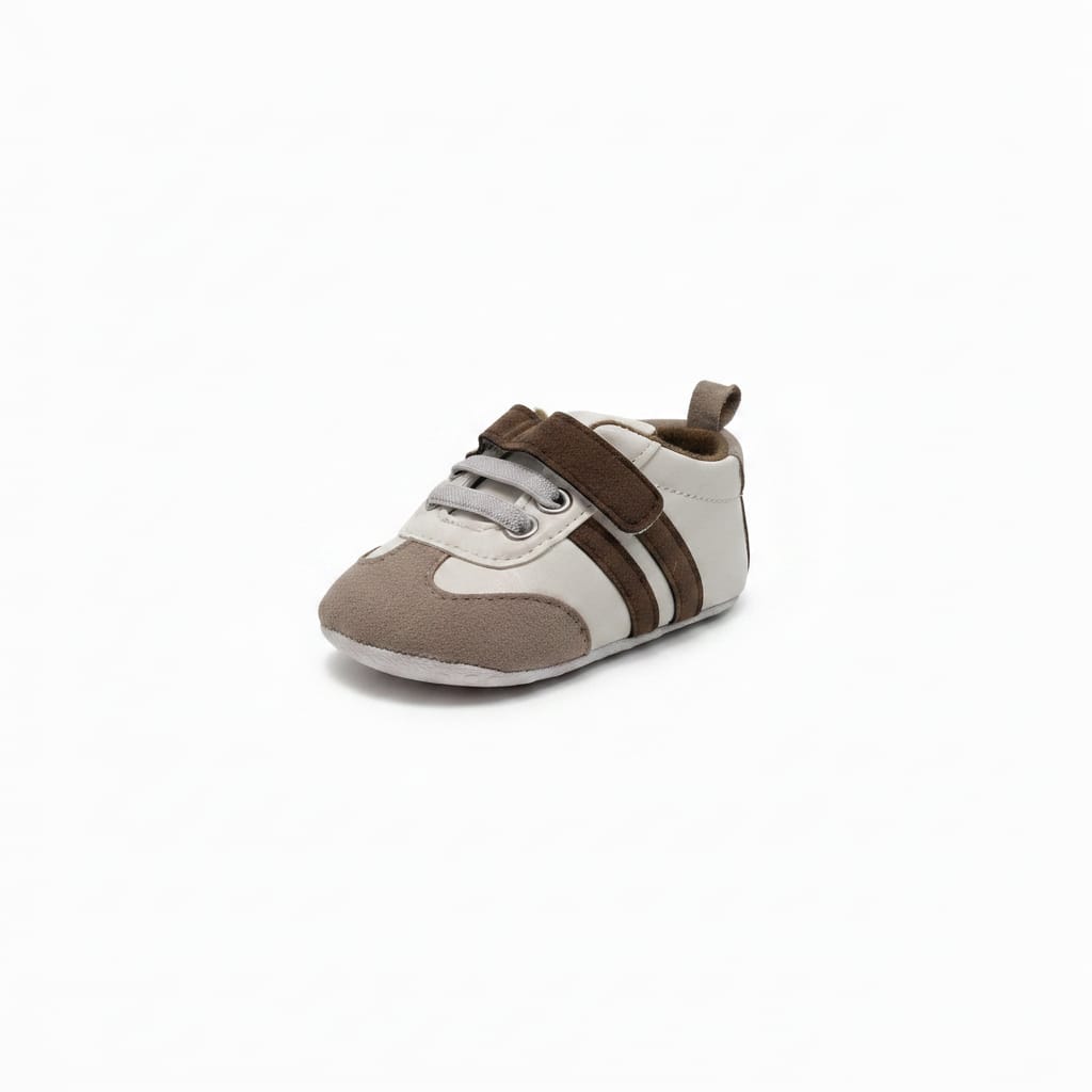 Non-slip polyurethane baby shoe - White