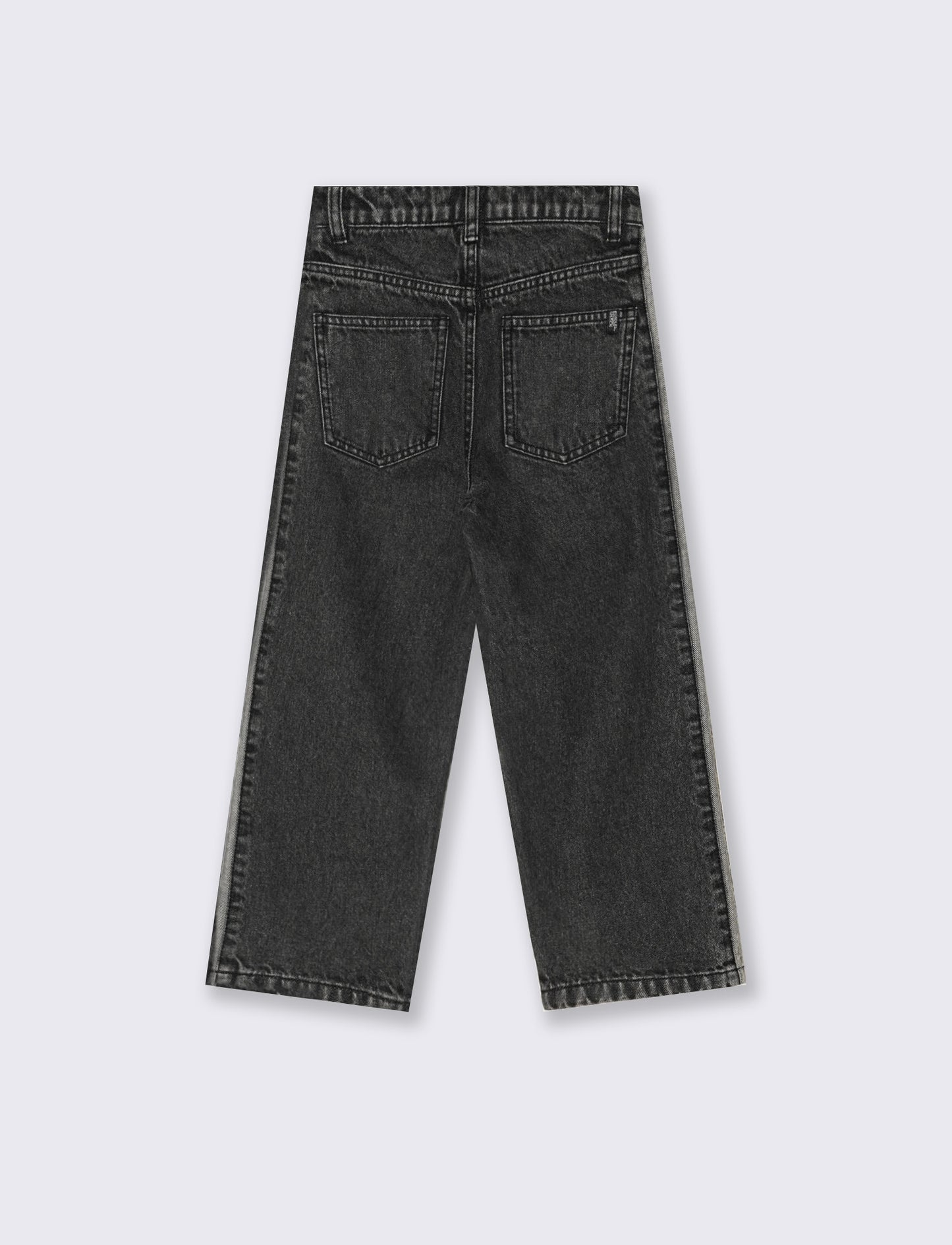 Loose fit jeans with side application - Grey