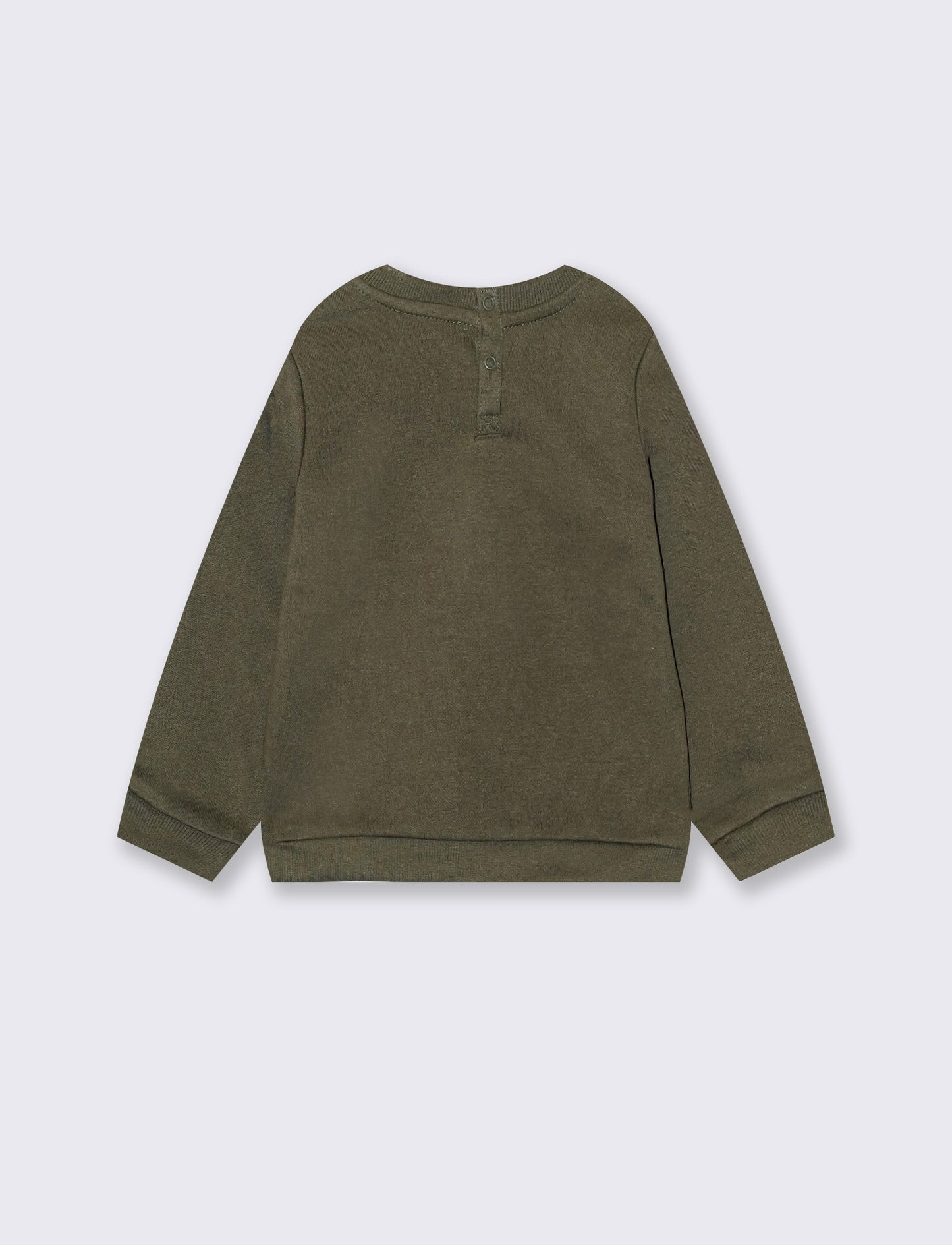 Pantafitness Jogger in felpa con etichetta - Verde militare