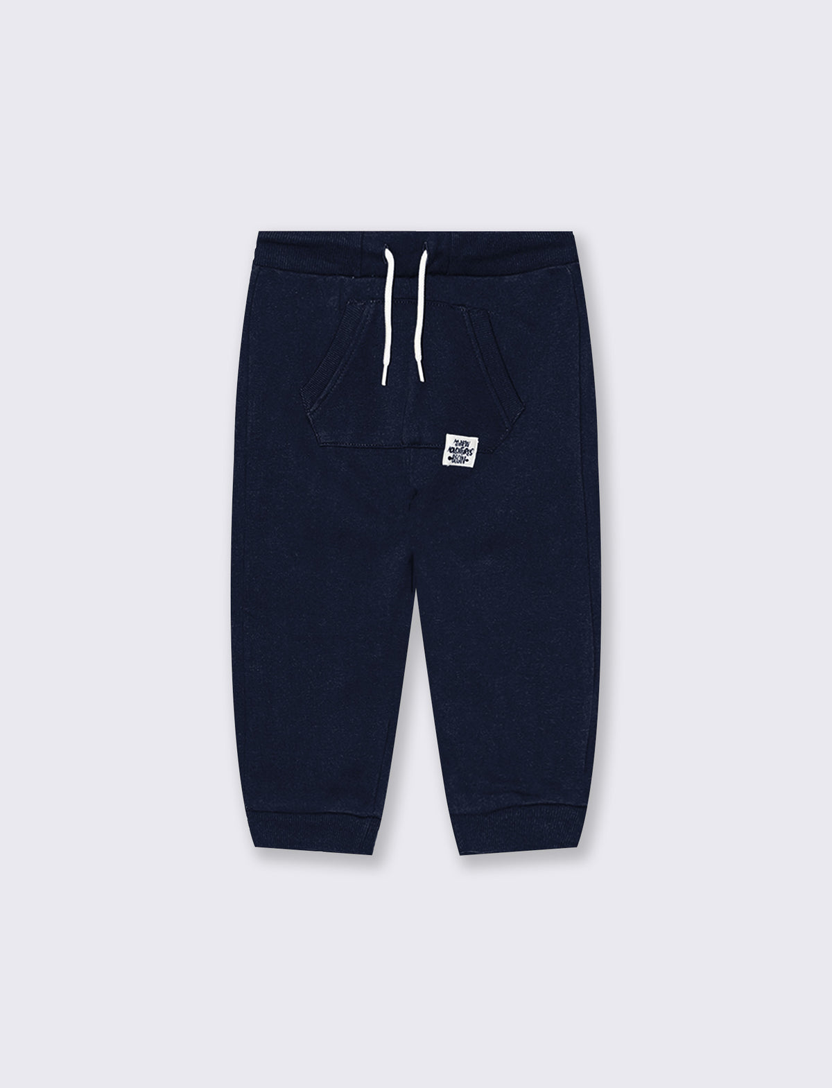 Kangaroo pocket jogger pants - Blue