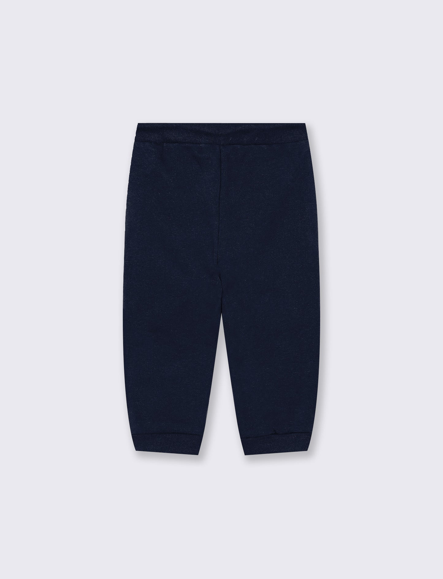 Pantalone jogger con tasca kangaroo - Blu