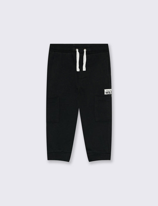 Pantafitness jogger dallo stile sportivo - Nero