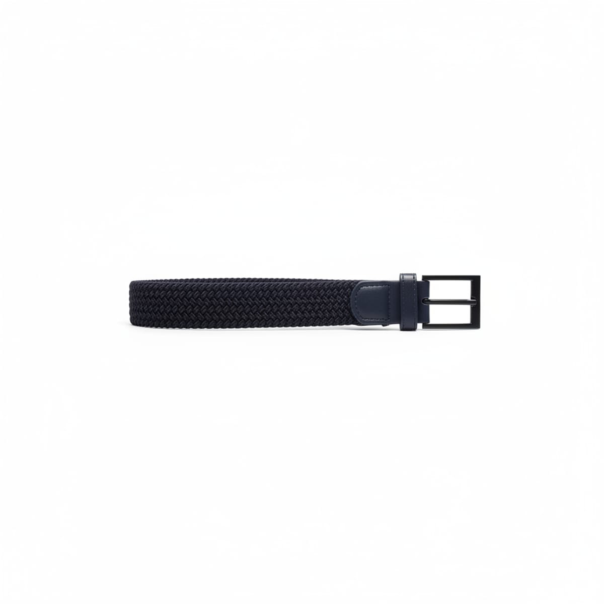 Elegant woven elastic belt - Blue