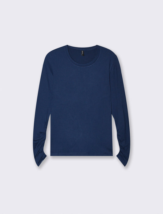 Basic long sleeve slim fit T-shirt - Green