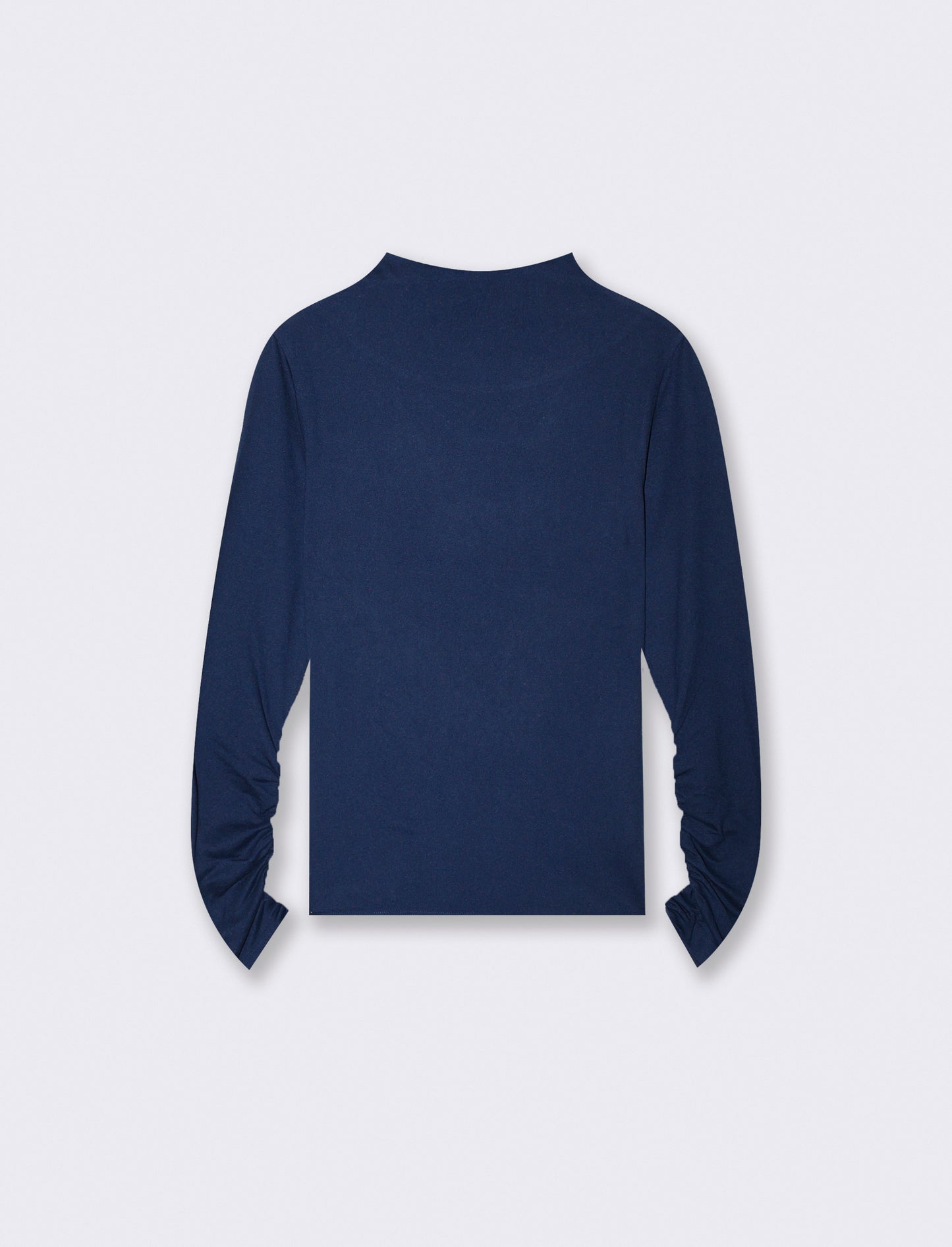 Basic long sleeve T-shirt with turtle neck - Green