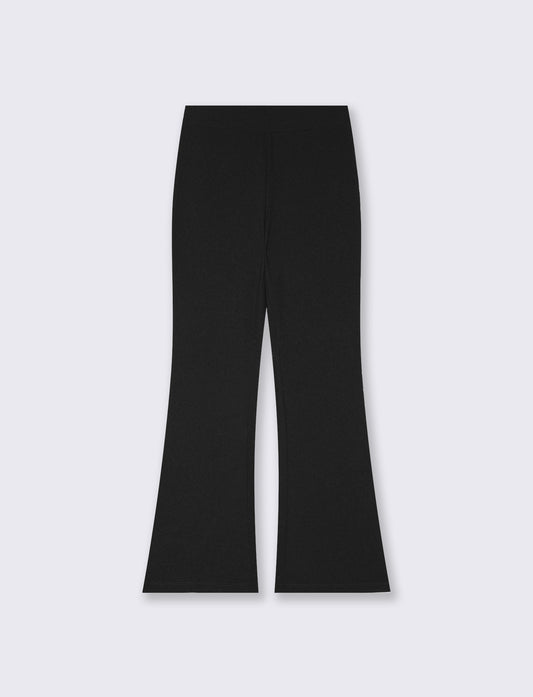Fuseaux flare: stile e comfort unici - Nero