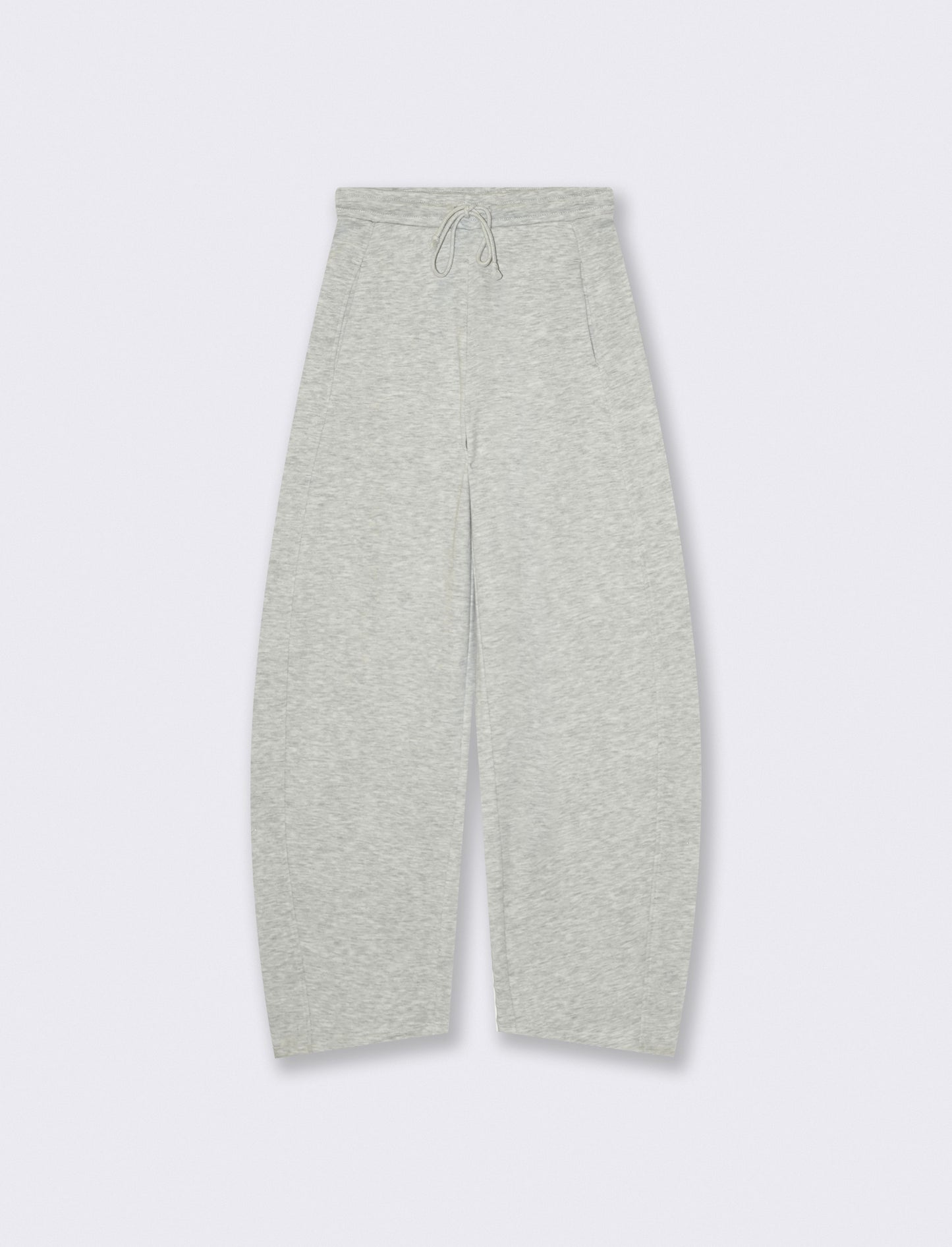 Pantalone tuta wide leg con coulisse vita - Grigio mel.