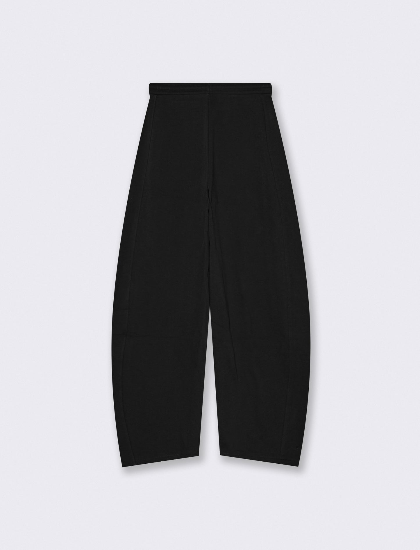 Pantalone tuta wide leg con coulisse vita - Nero