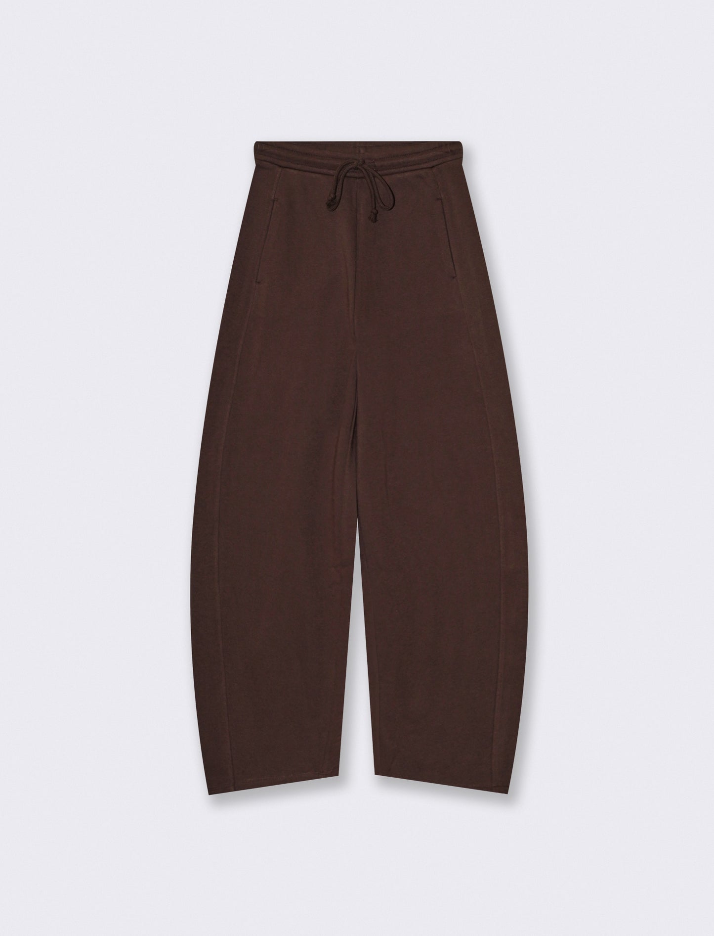 Pantalone tuta wide leg con coulisse vita - Moro