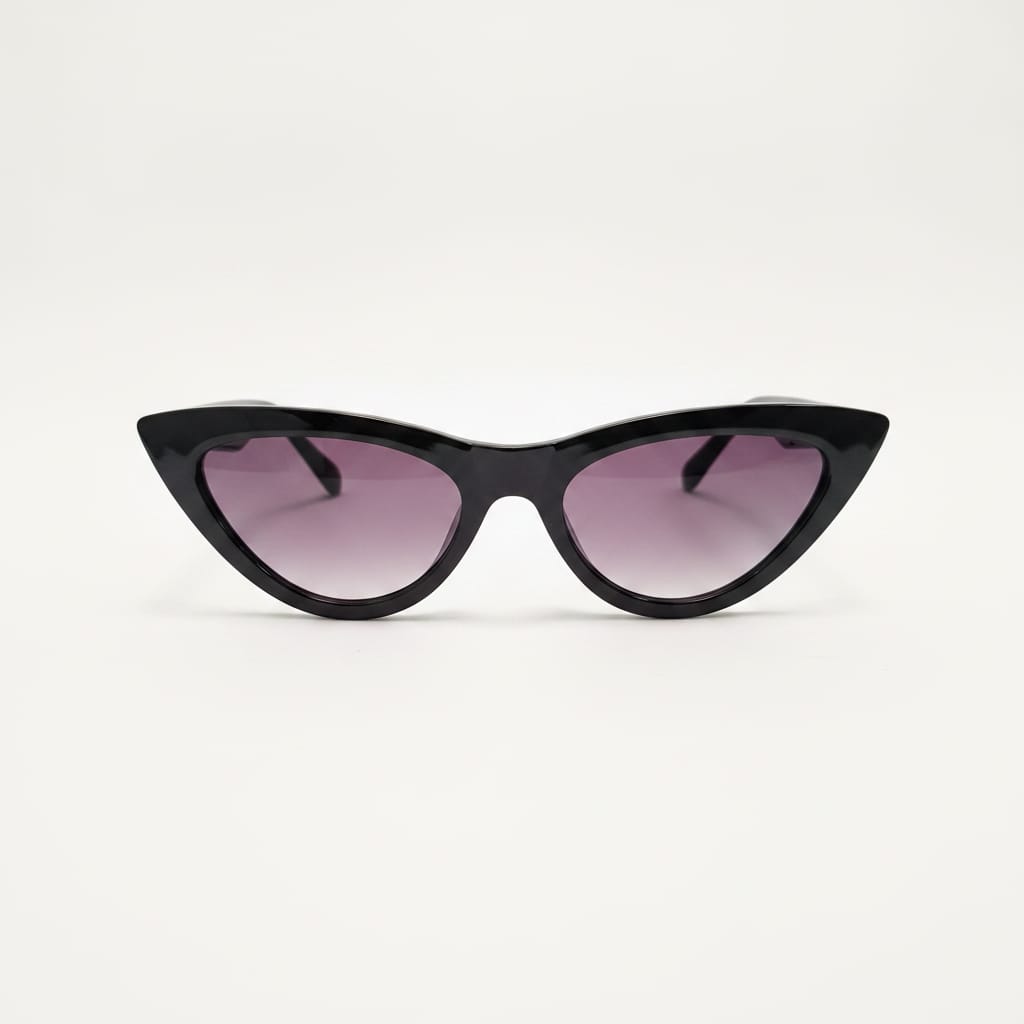 Cat-eye sunglasses - Black
