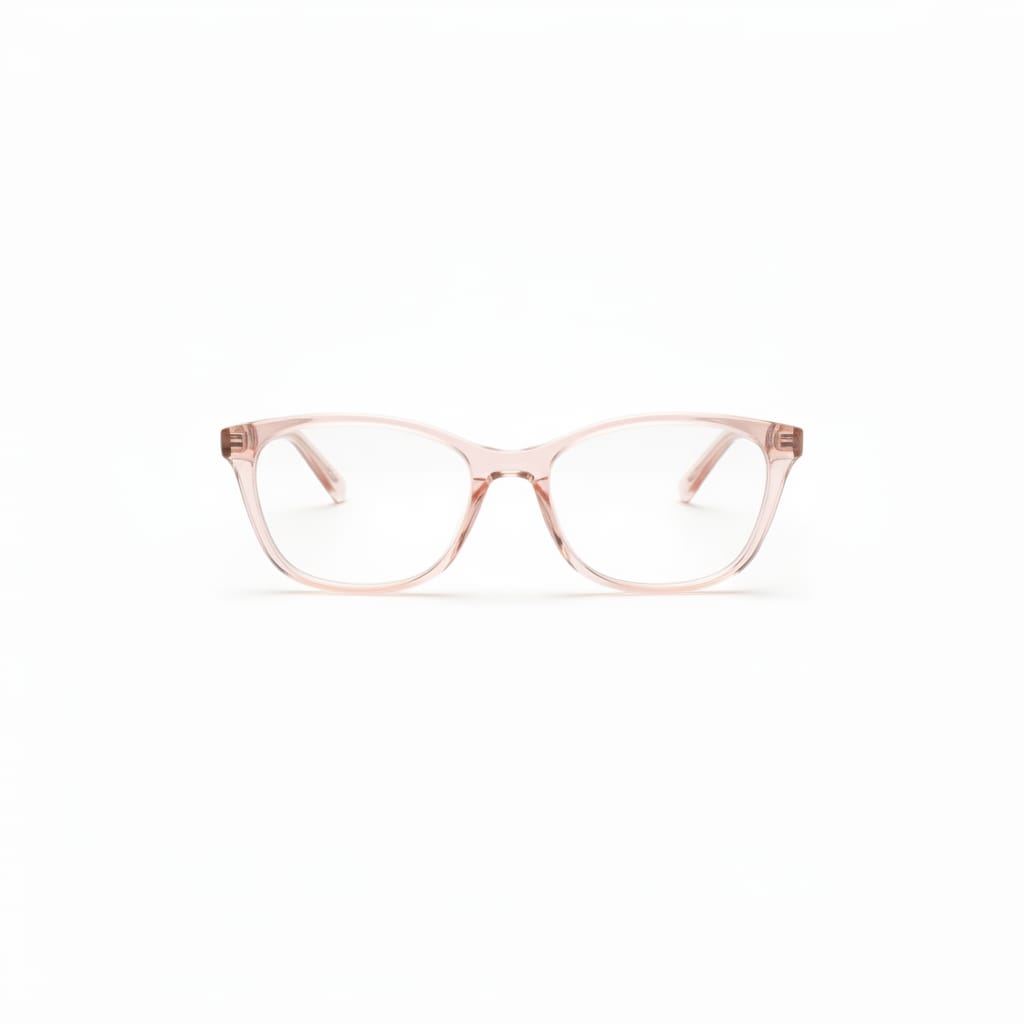 Transparent pink eyeglasses - Pink
