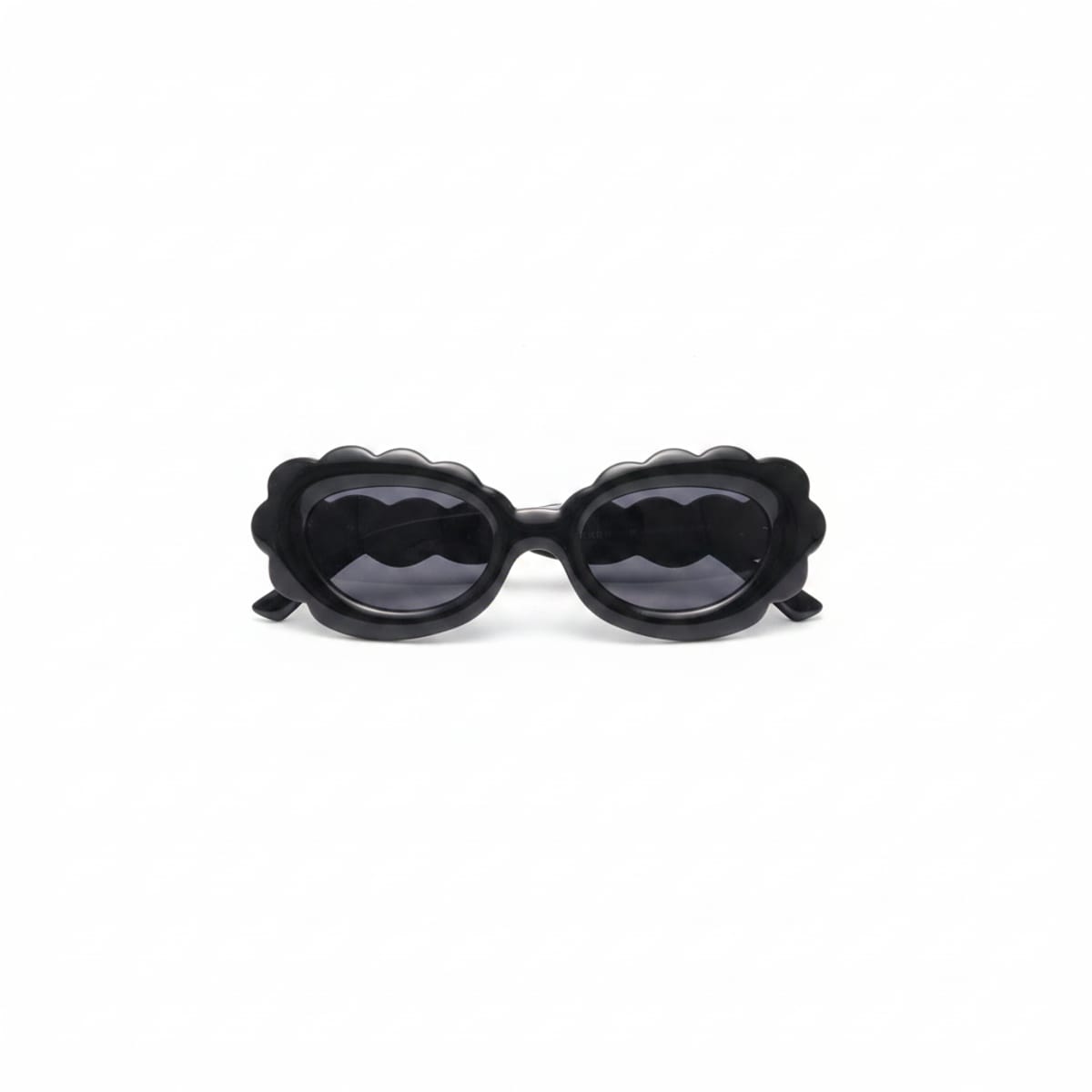 Occhiali sole bambina a forma di nuvoletta - Nero