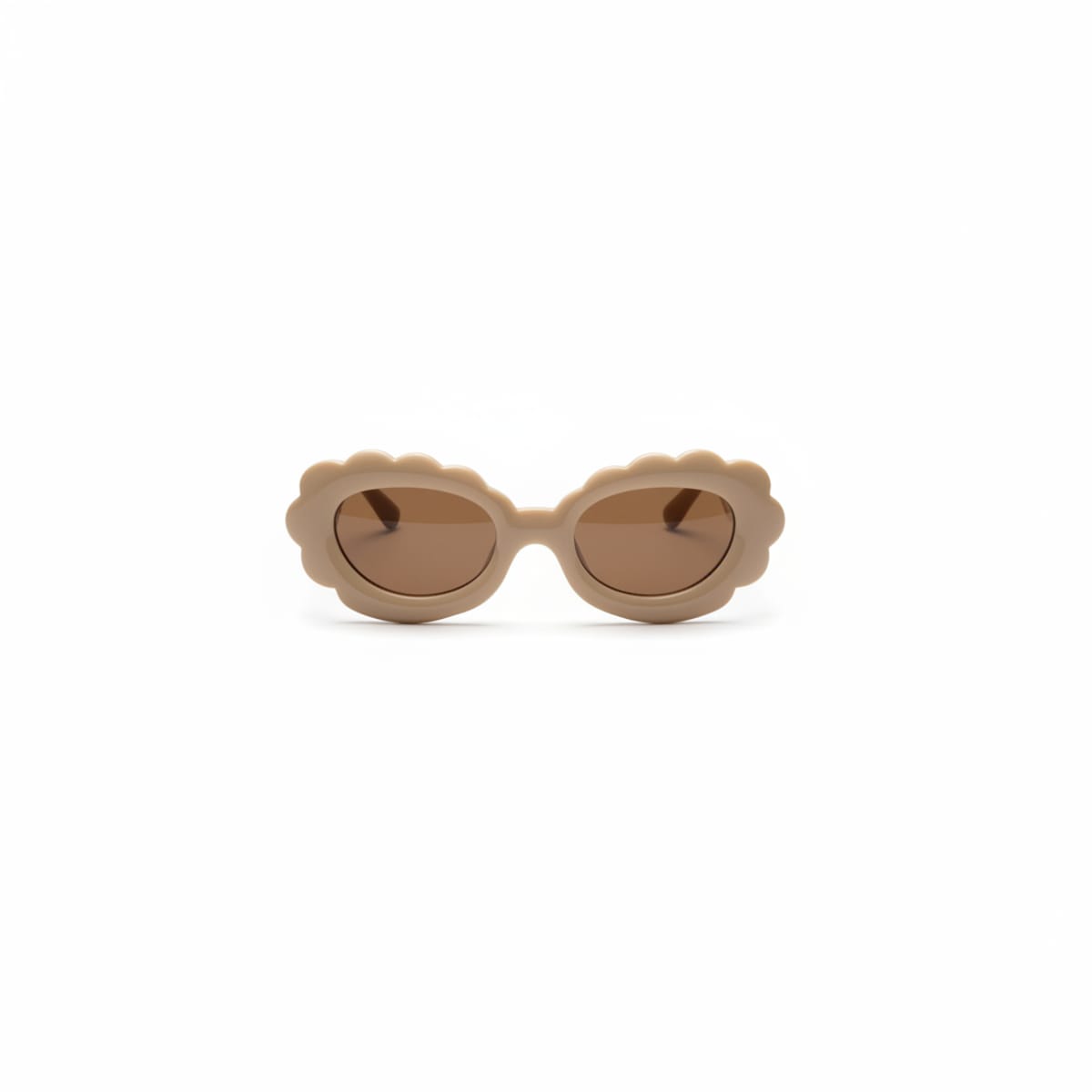 Cloud-shaped sunglasses for girls - Beige