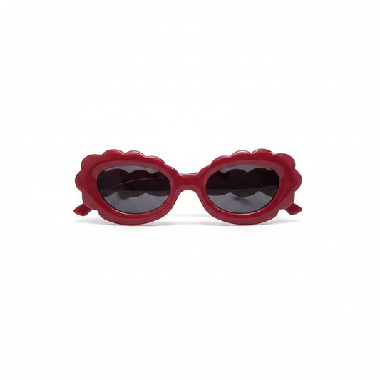 Occhiali sole bambina a forma di nuvoletta - Bordeaux
