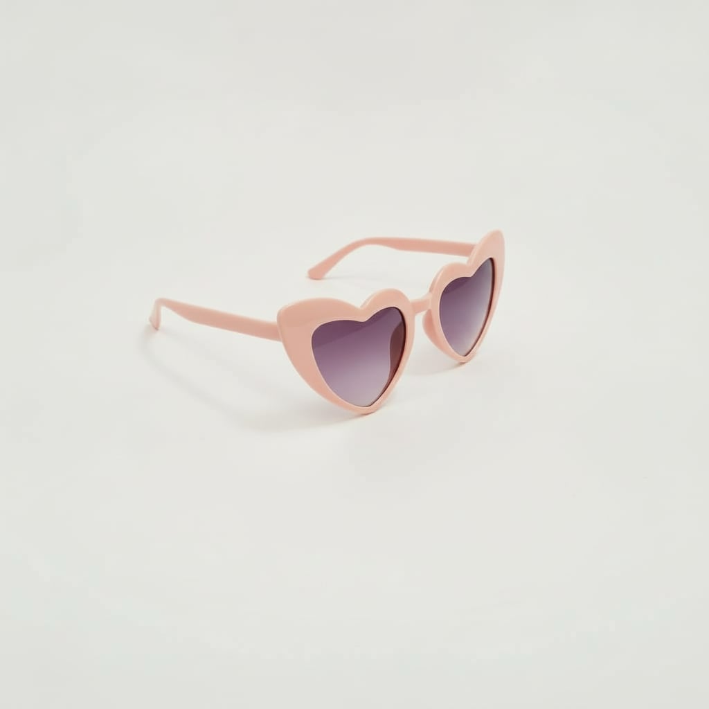 Heart-shaped glasses for girls - Pink