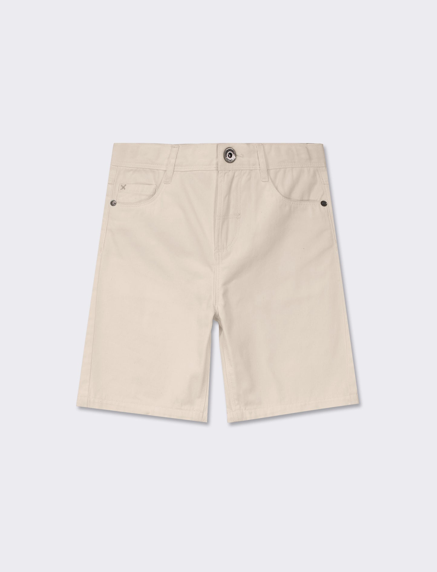 Cotton Casual Bermuda Shorts with 5 Pockets - Available in 4 Colors - Beige