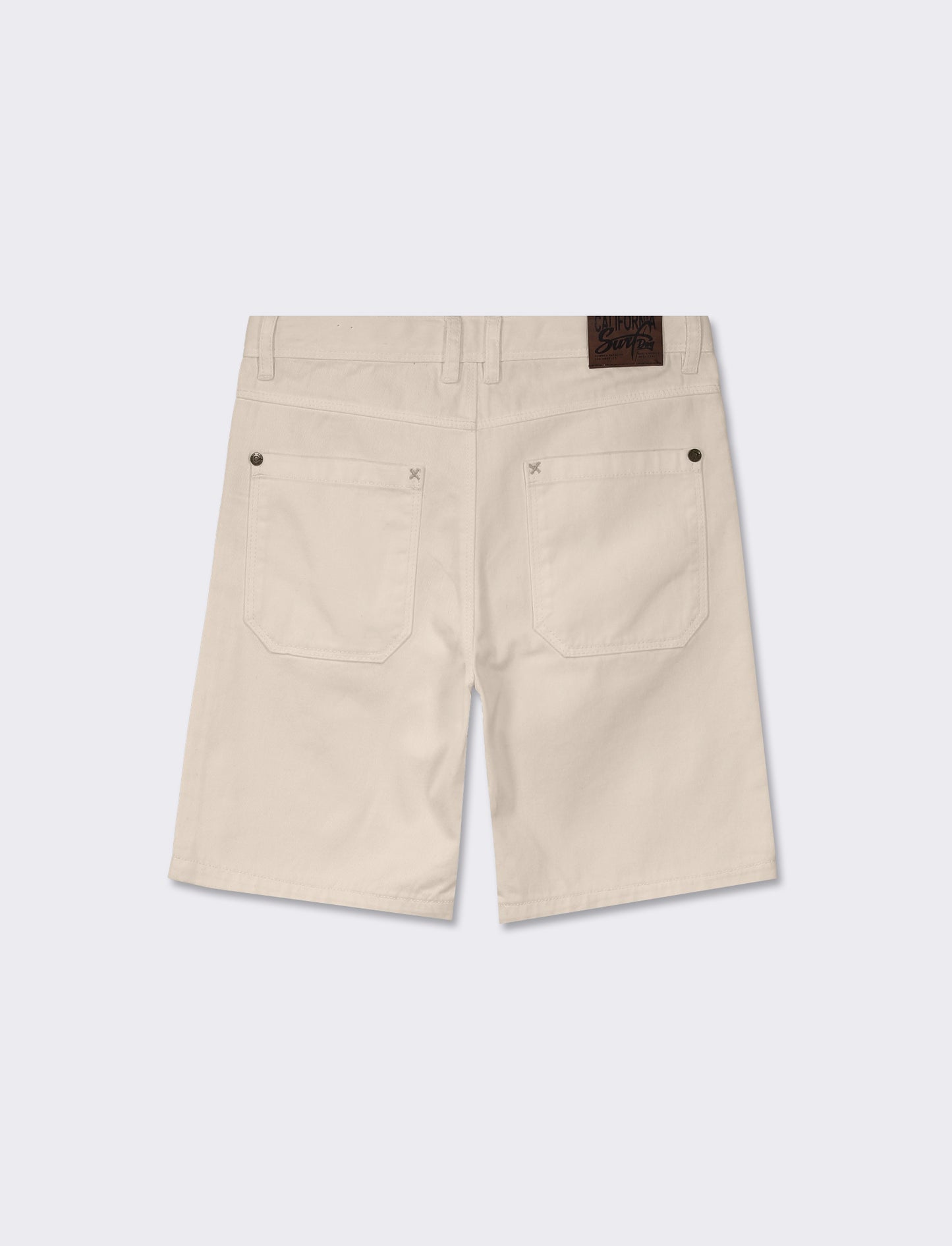 Cotton Casual Bermuda Shorts with 5 Pockets - Available in 4 Colors - Beige