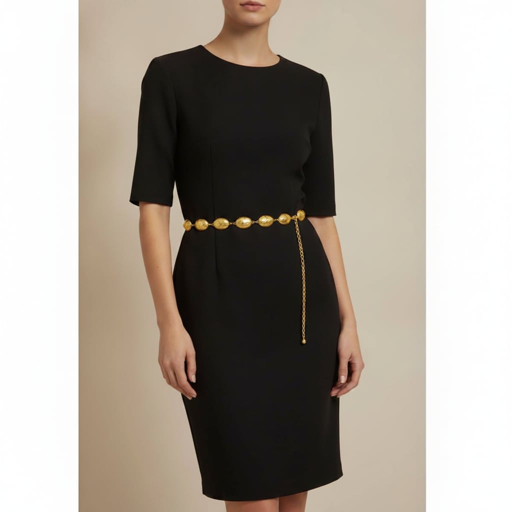 Cinture in metallo: forme assortite - Oro