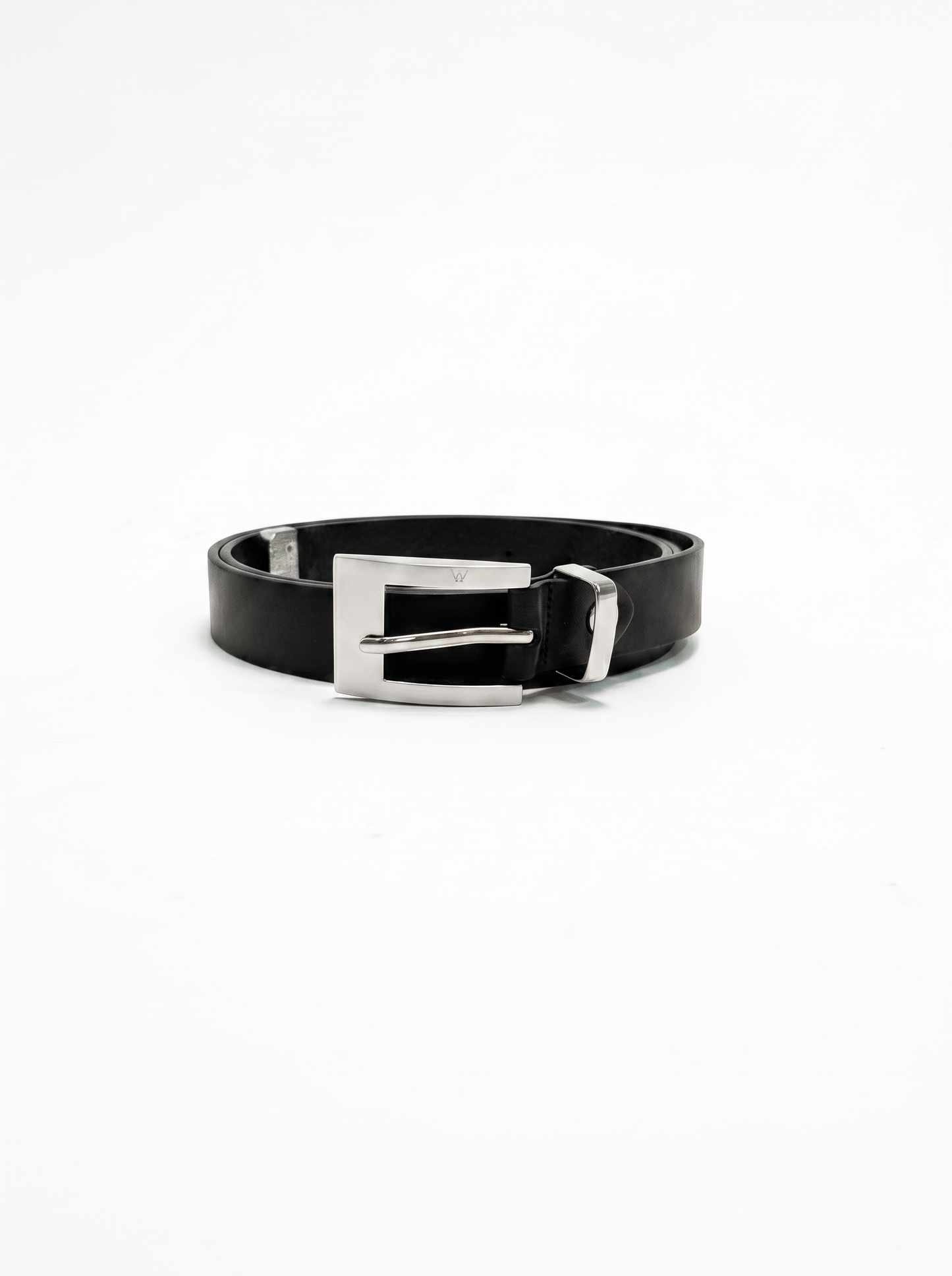 Basic belt with metal tip - Silver