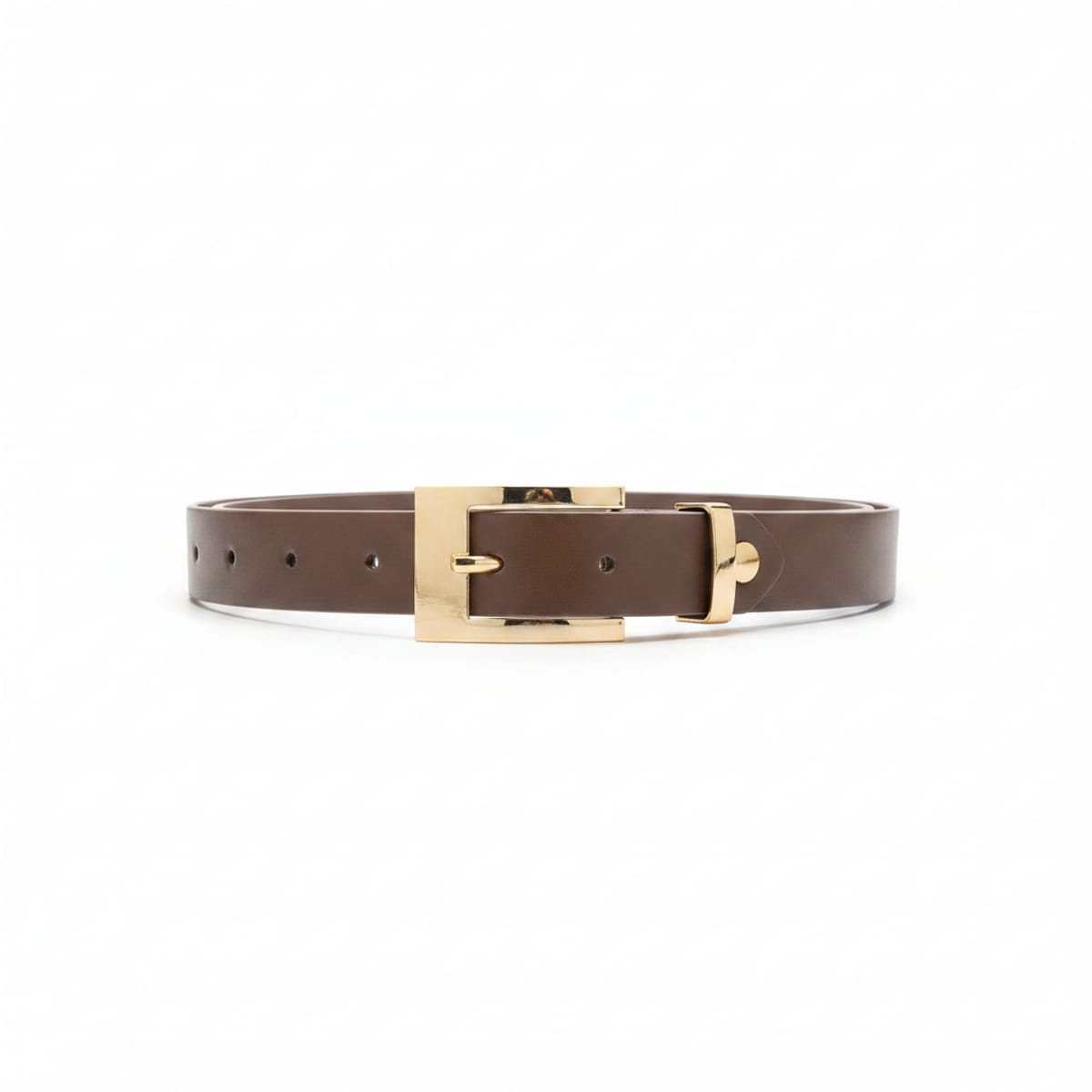Basic belt with metal tip - Grey