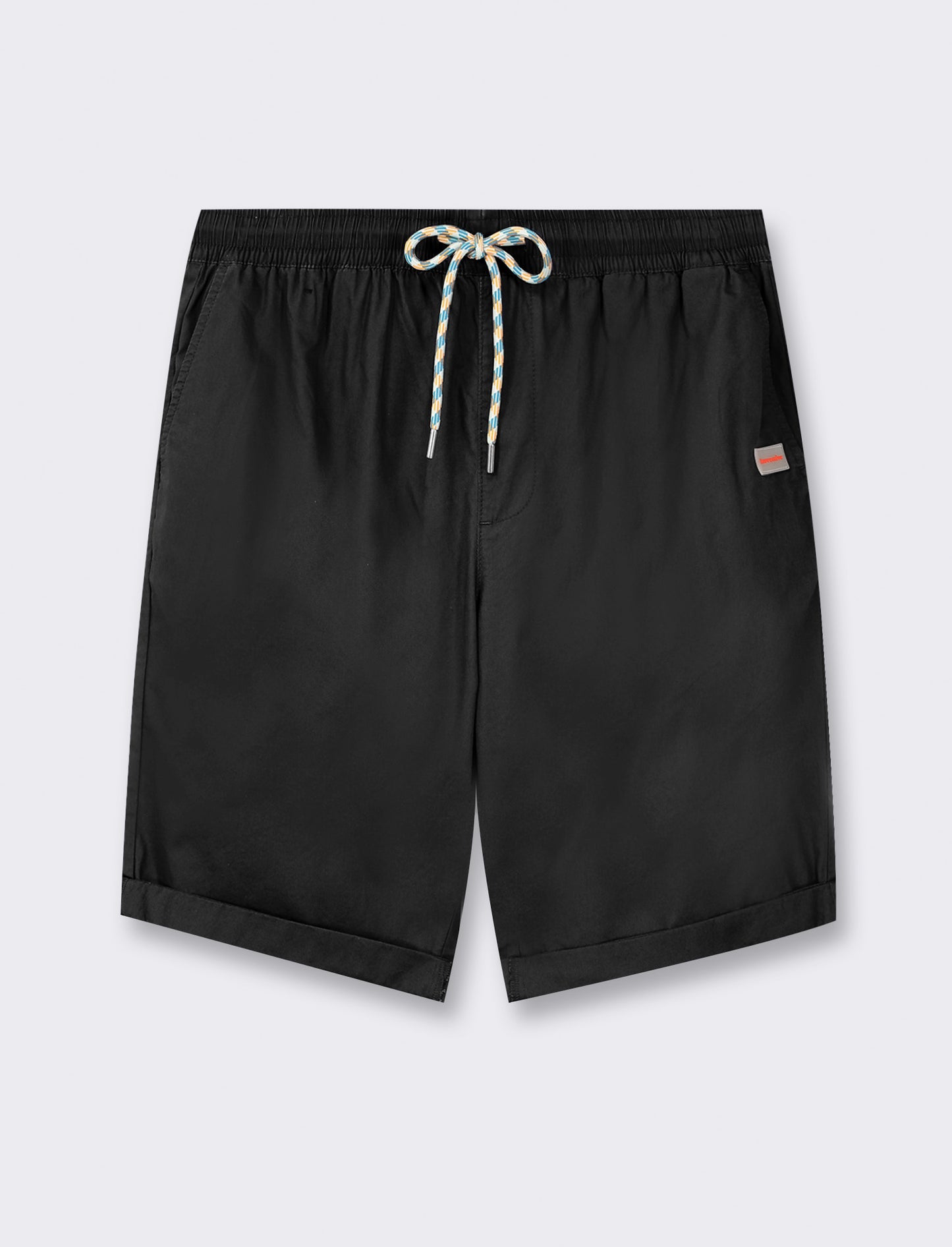 Bermuda jogger in cotone leggero - Nero