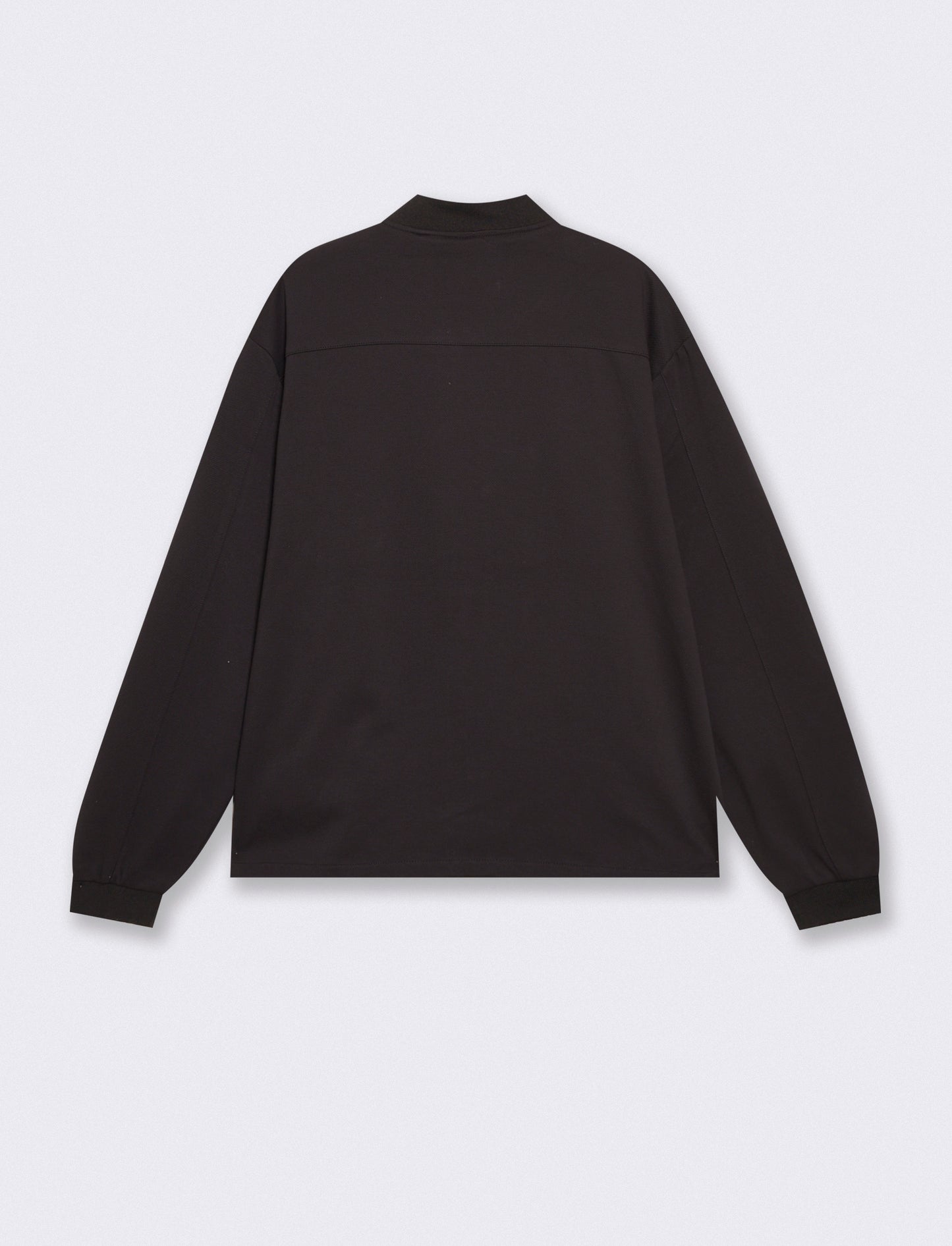 Felpa Lupetto Cardigan Uomo in Tessuto Diagonale - Blu