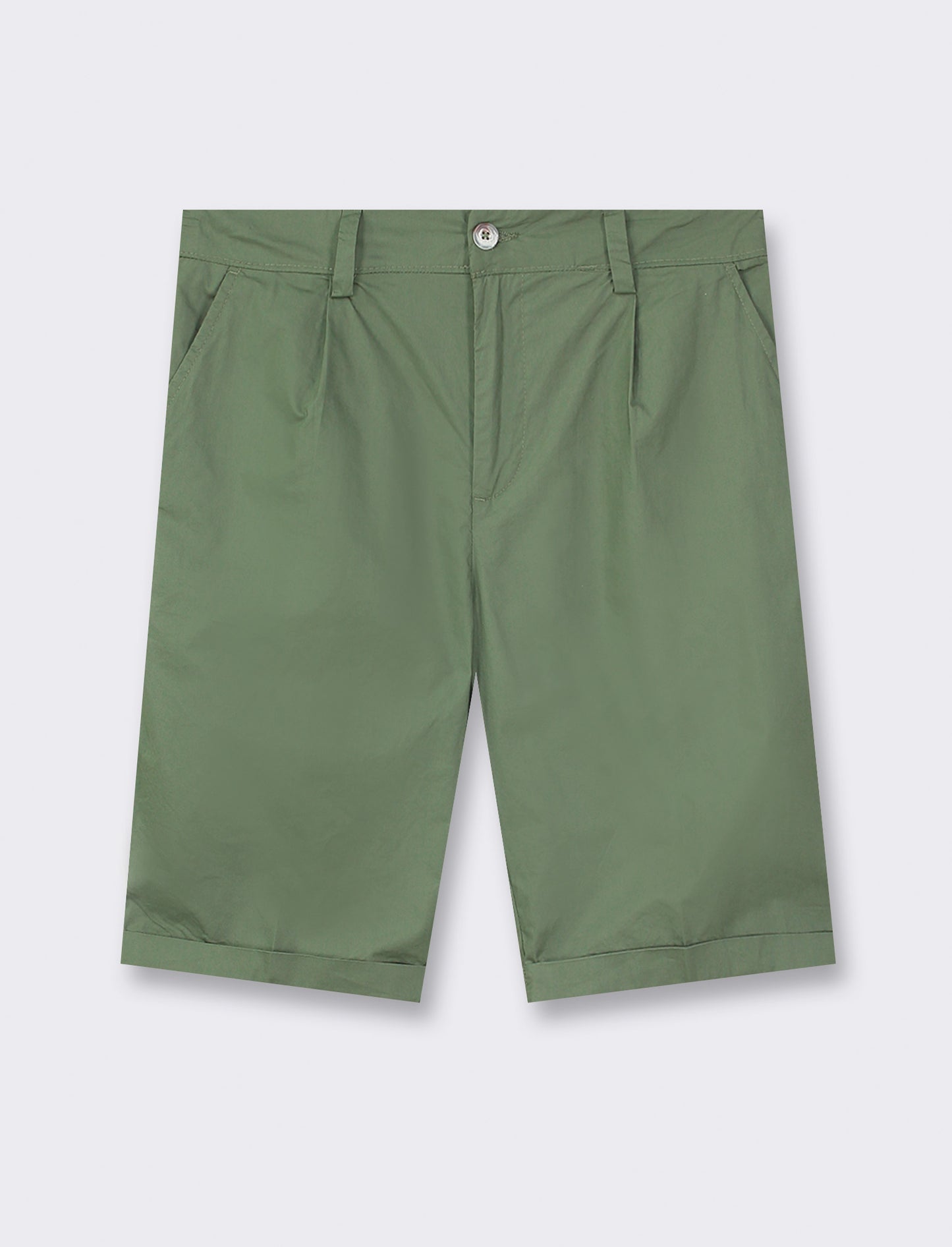 Bermuda chino regular fit - Verde kaki