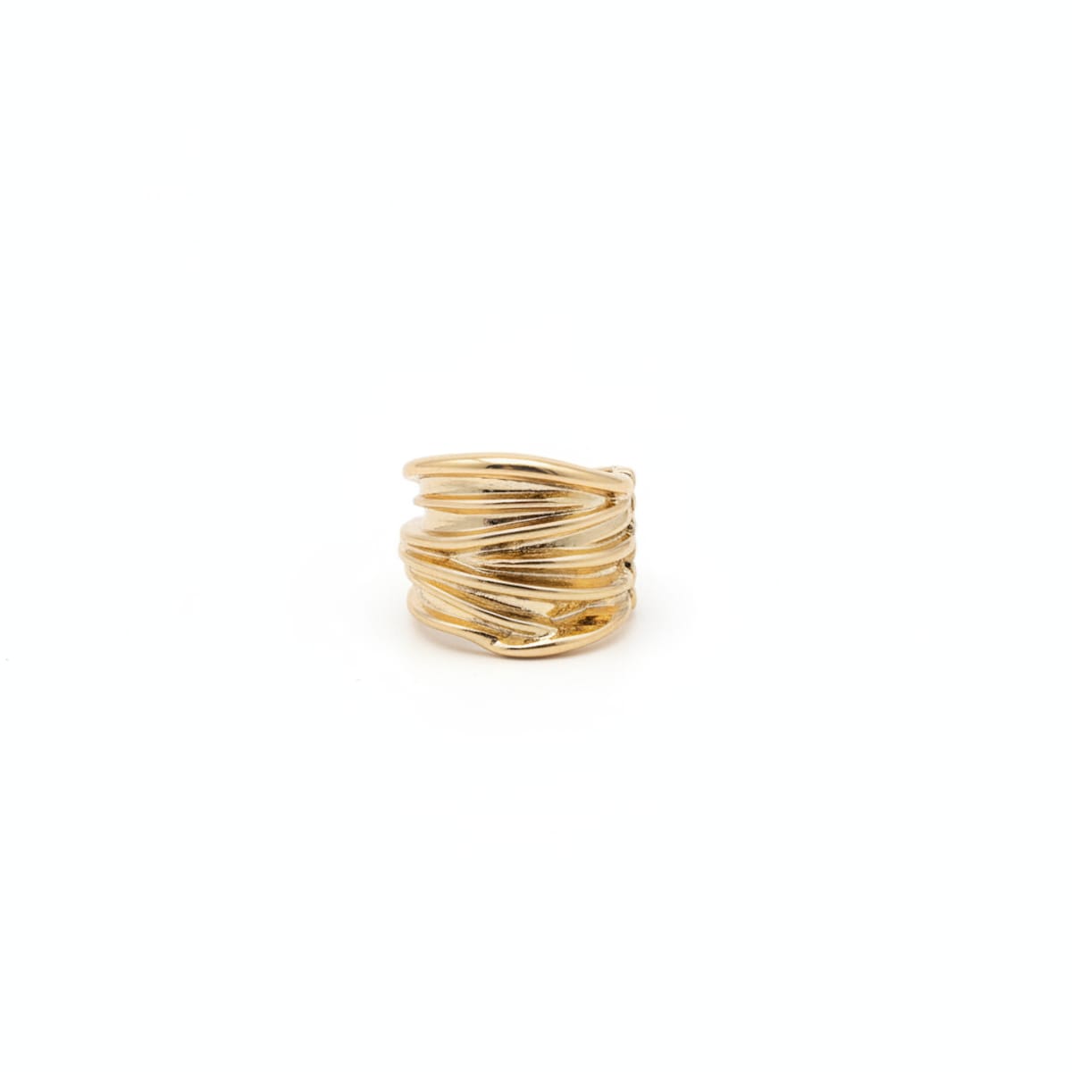 Large elastic ring - Gold