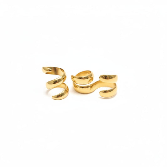 Helical Rigid Rings with Bulged Shape - Gold