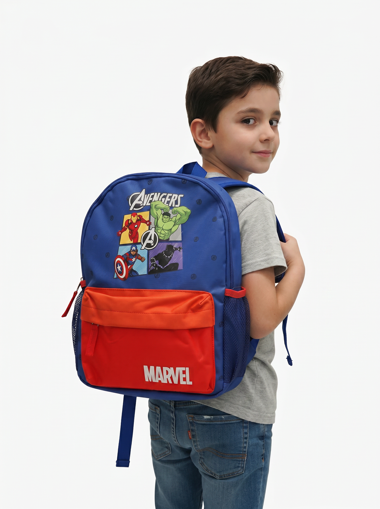 Zaino bambino Spiderman e Pokémon - Rosso