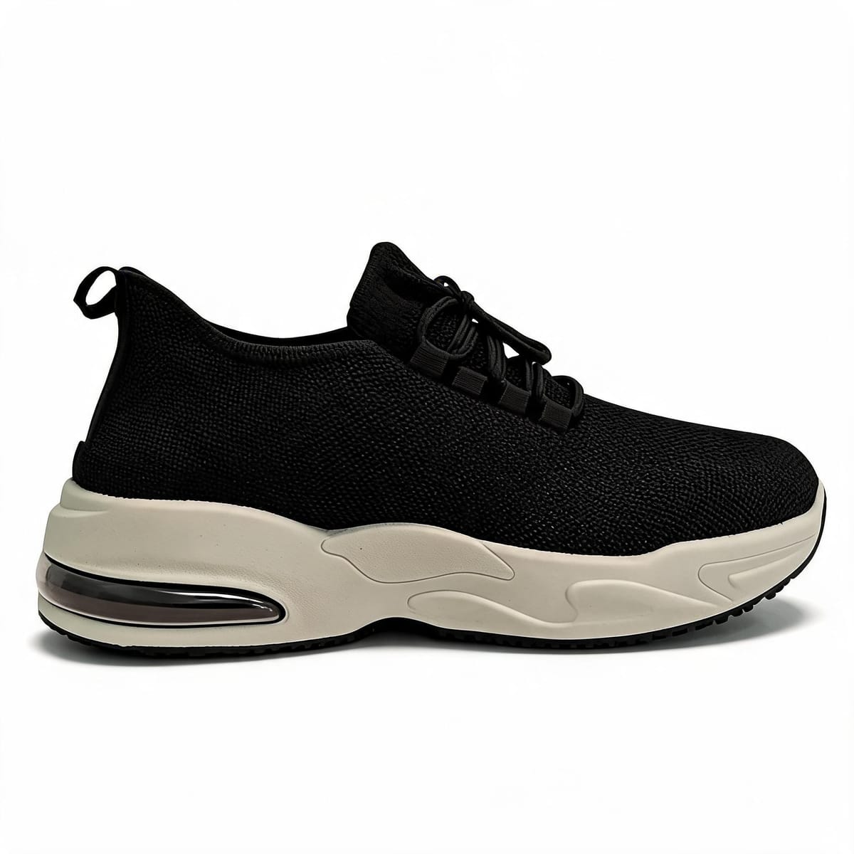 Sneakers running da in tessuto tecnico - Nero