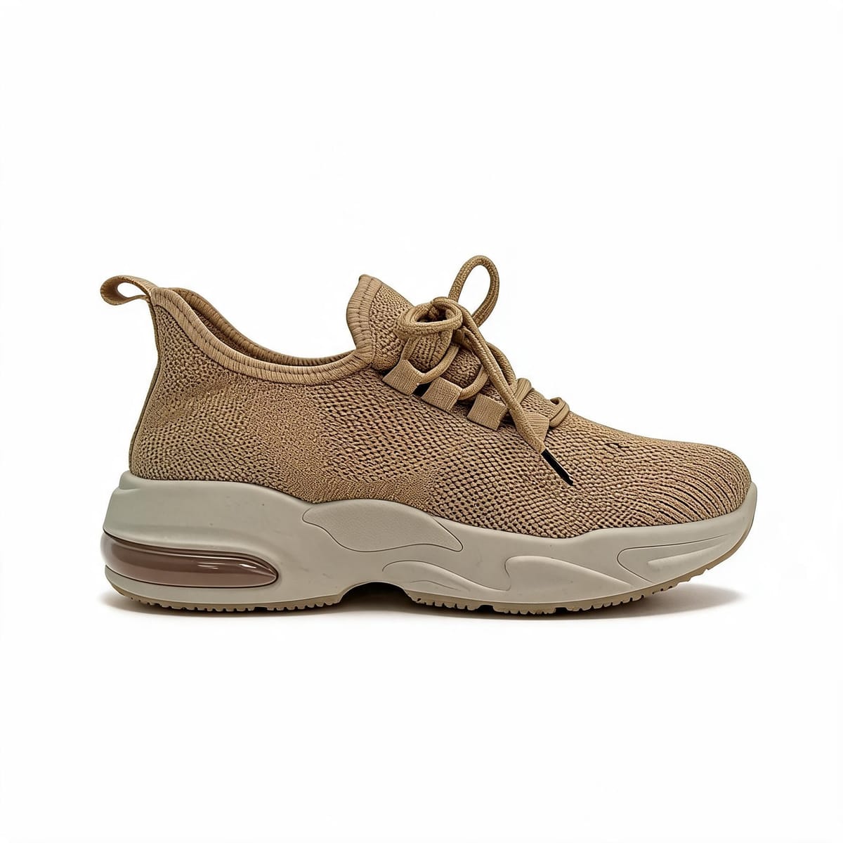 Sneakers running da in tessuto tecnico - Beige