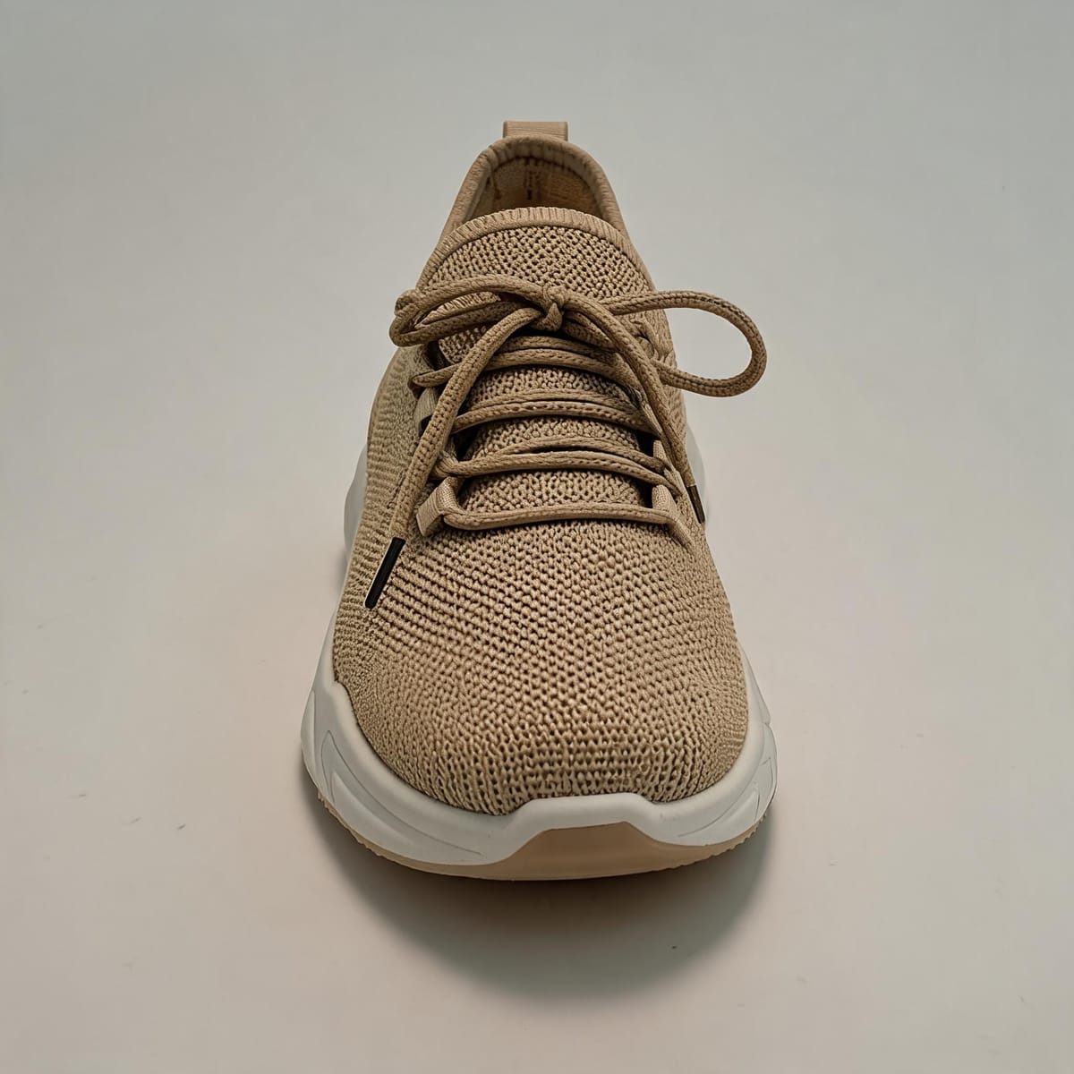 Sneakers running da in tessuto tecnico - Beige