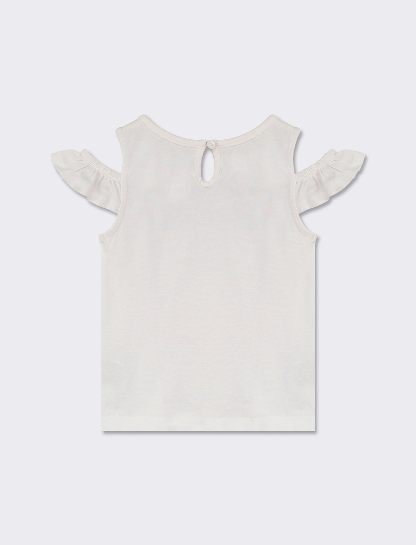 Set T-shirt con stampa e leggings - Bianco