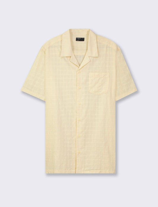 Camicia in pizzo san gallo - Beige ecru