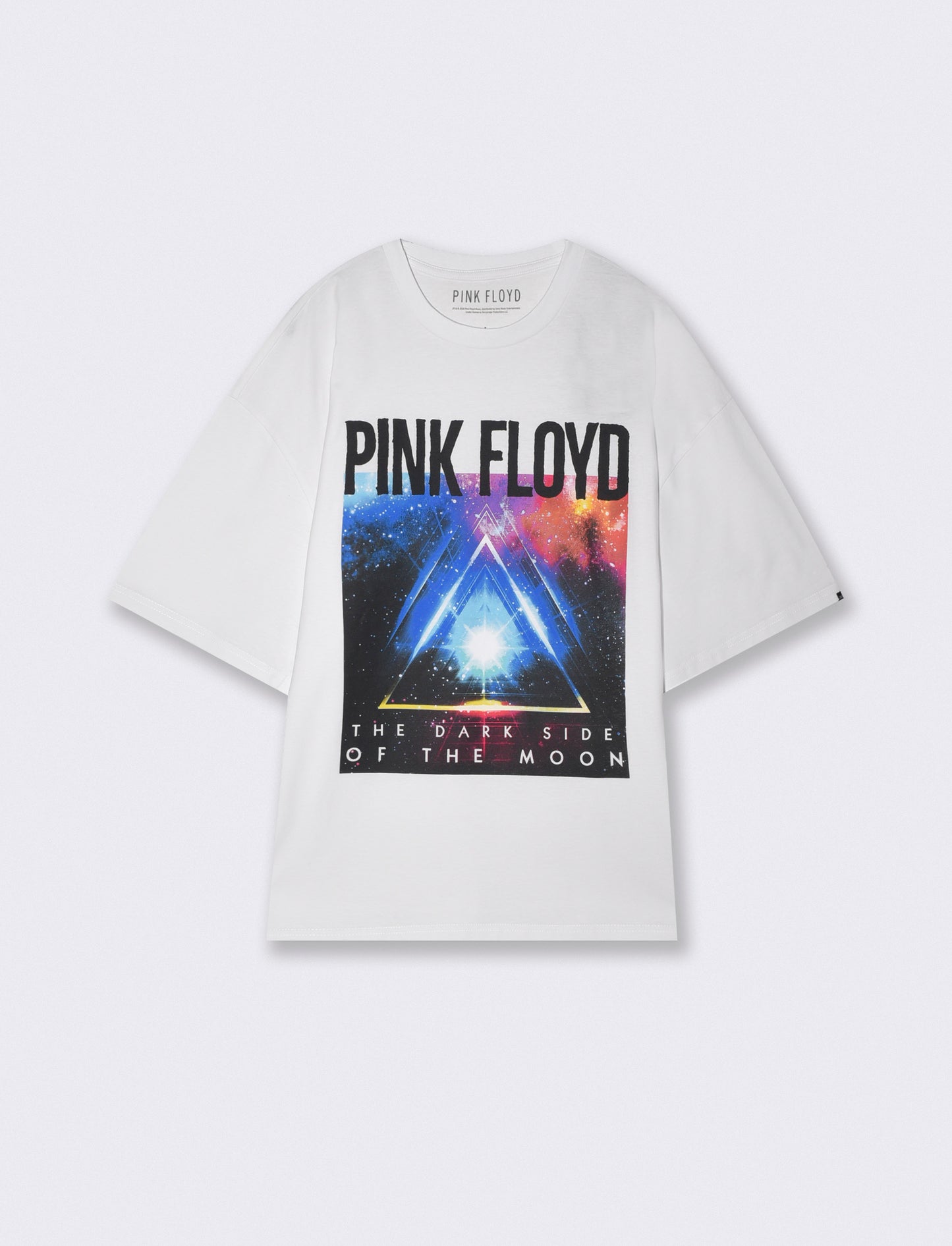 T-SHIRT STAMPA PINKFLOYD - Bianco