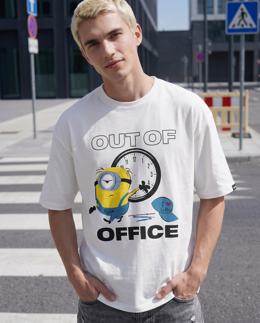 T-SHIRT STAMPA MINIONS - Bianco