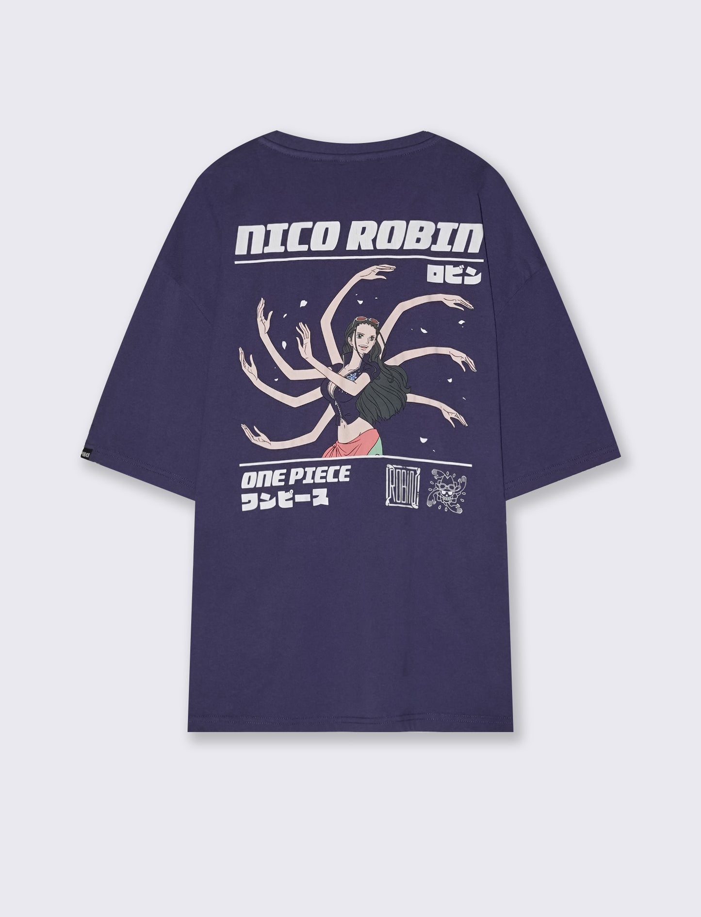 T-SHIRT STAMPA ONE PIECE - Viola