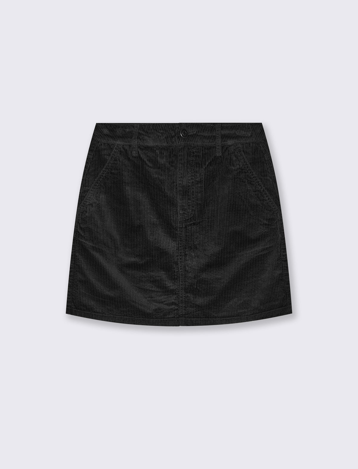 Gonna mini a vita alta elegante e trendy - Nero